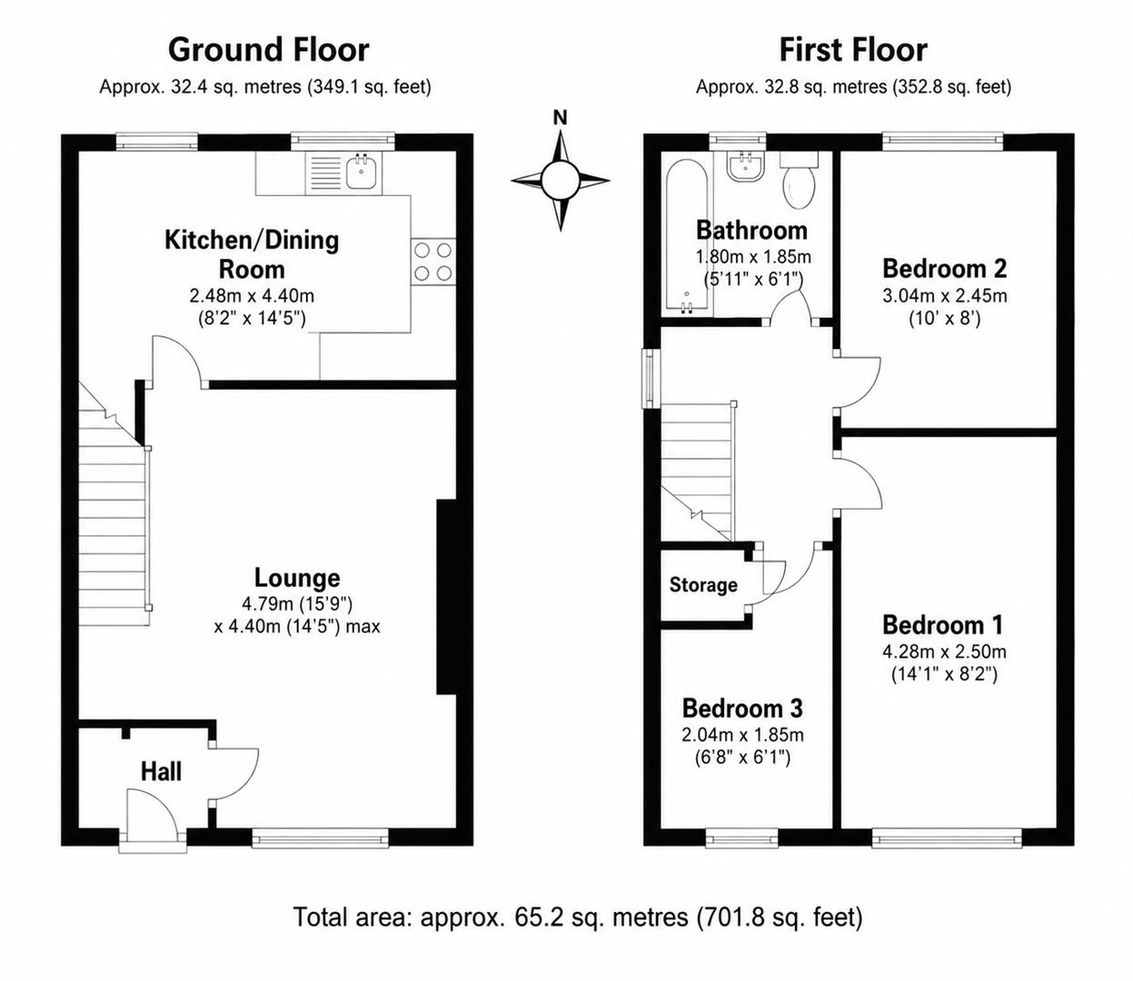 50, Bishop Drive, Prescot floorplan