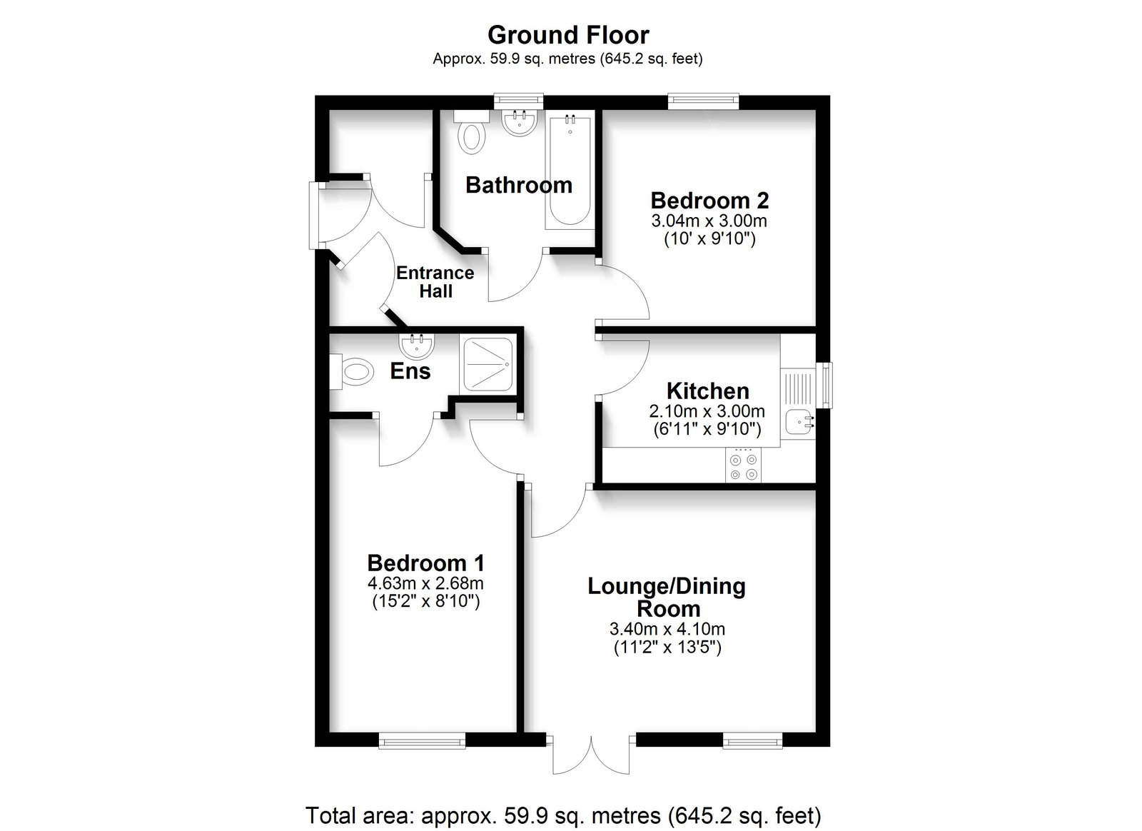 21, Heol Llinos, Cardiff floorplan