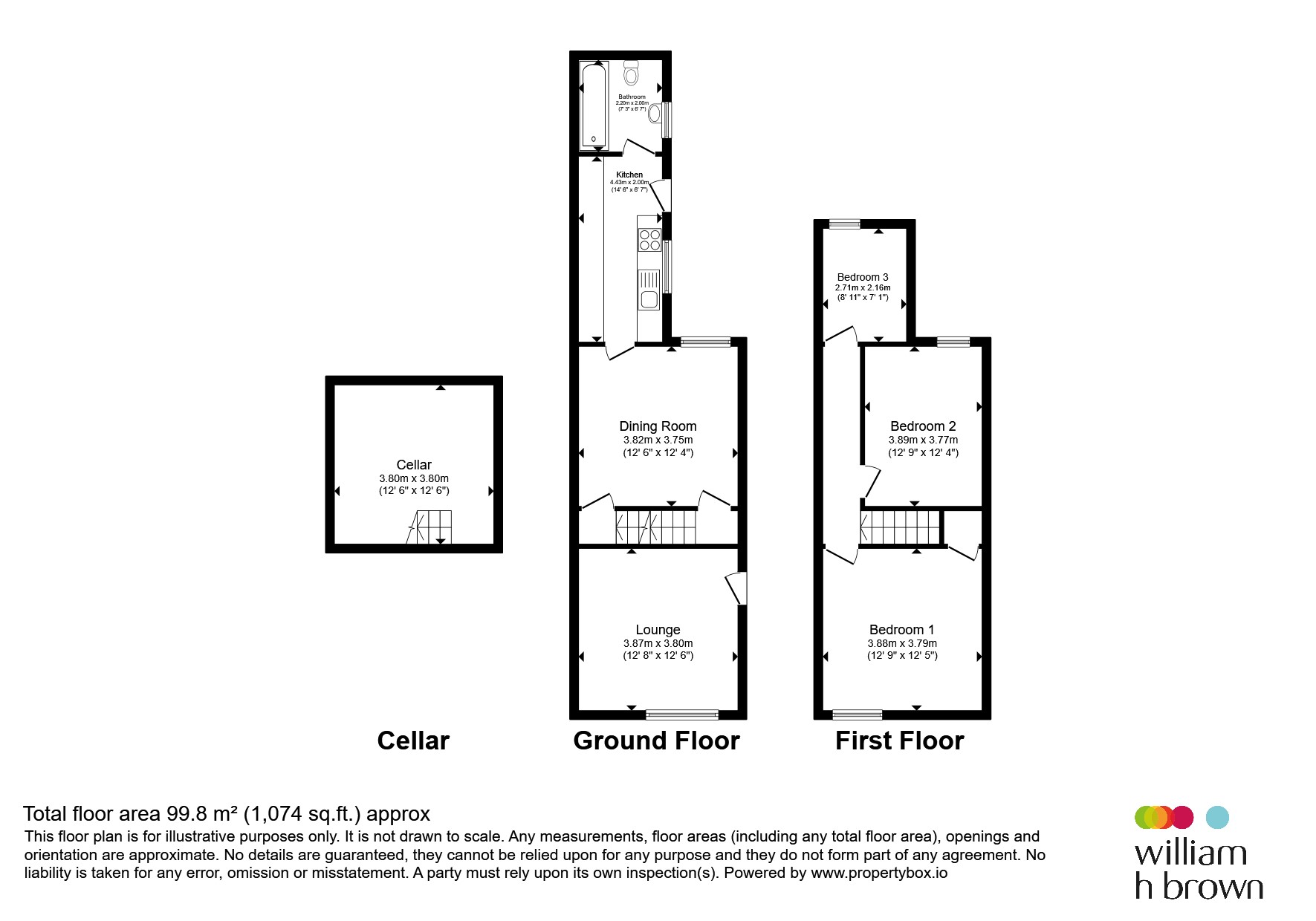 32, Warwick Street, Rotherham floorplan