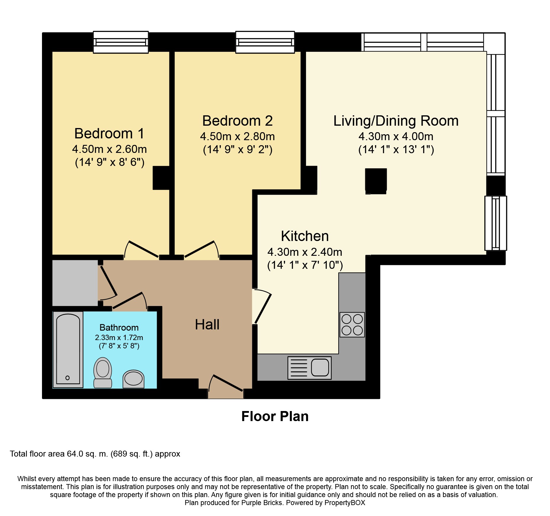 2 Bedrooms Flat for sale in 1 The Causeway, Worthing BN12