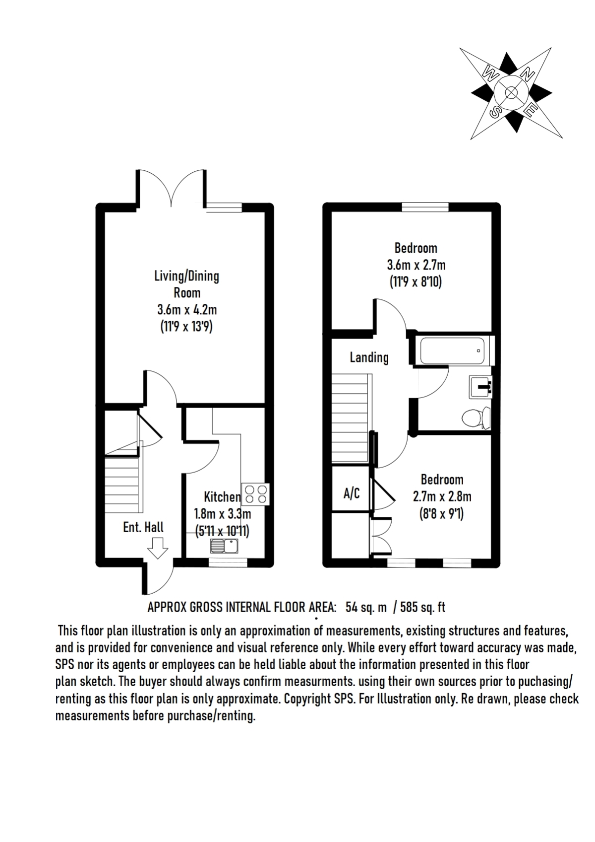 37, Heather Close, Carterton floorplan