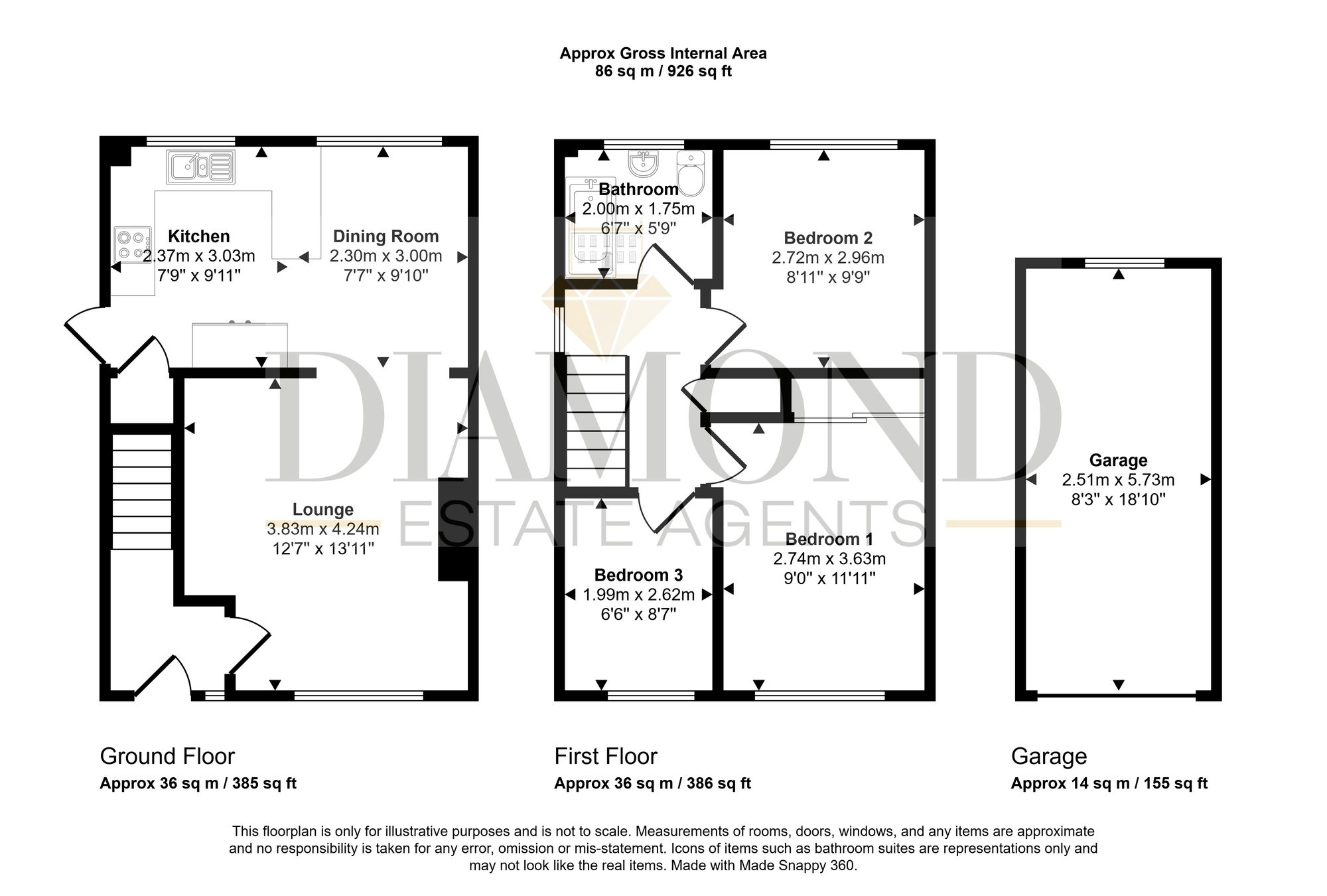 48 Chestnut Drive, Cullompton floorplan