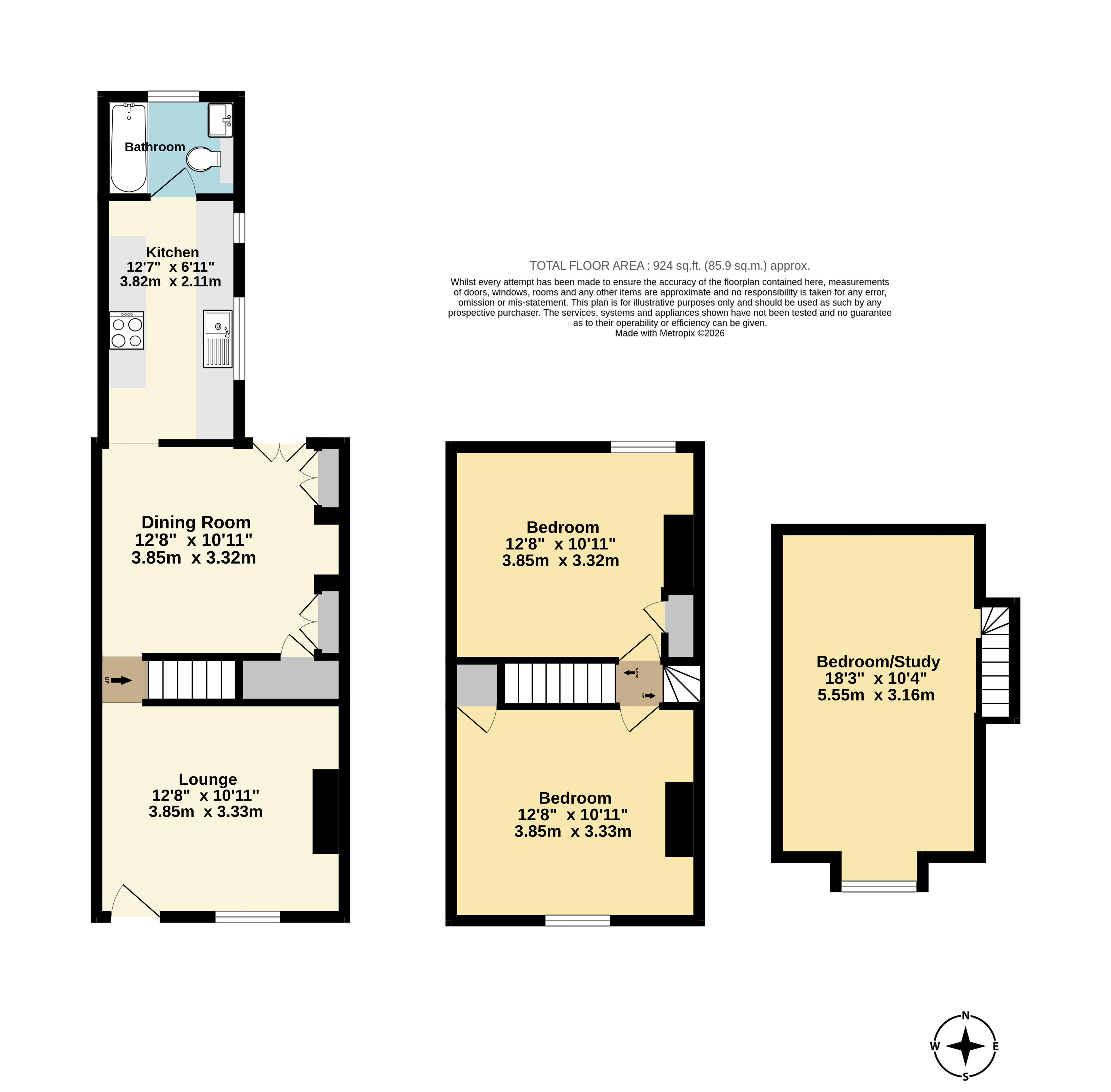 86, Harbour Street, Whitstable floorplan