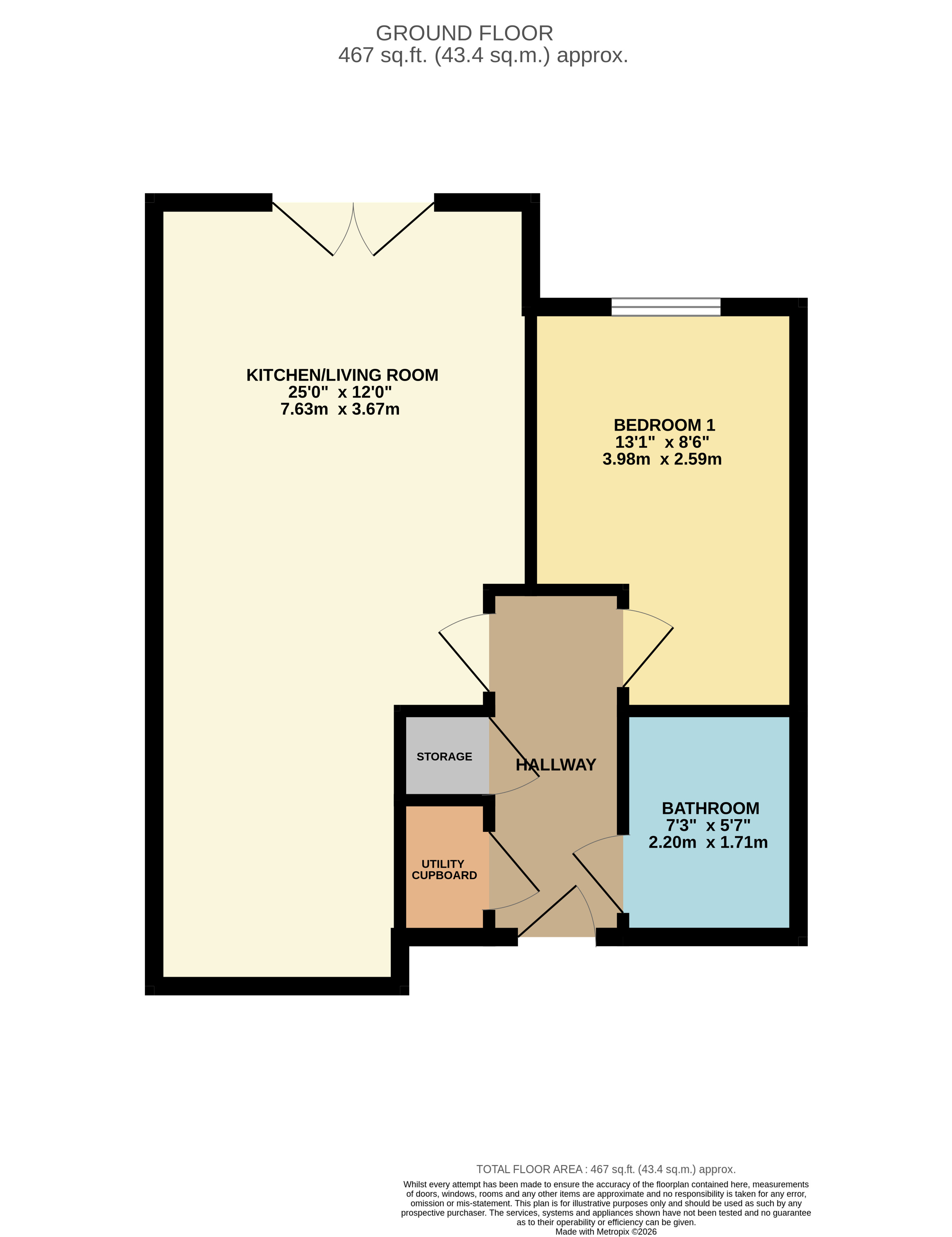 Apartment 12, Denby Bank, Ripley floorplan