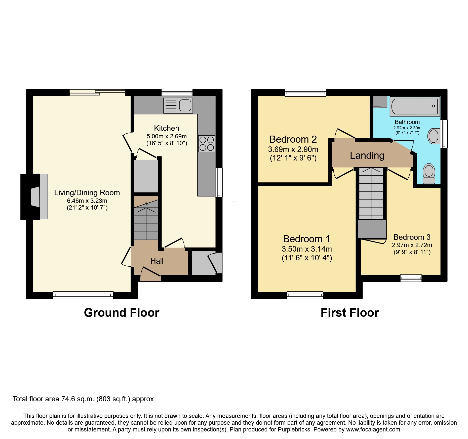 34, Keswick Drive, Castleford floorplan