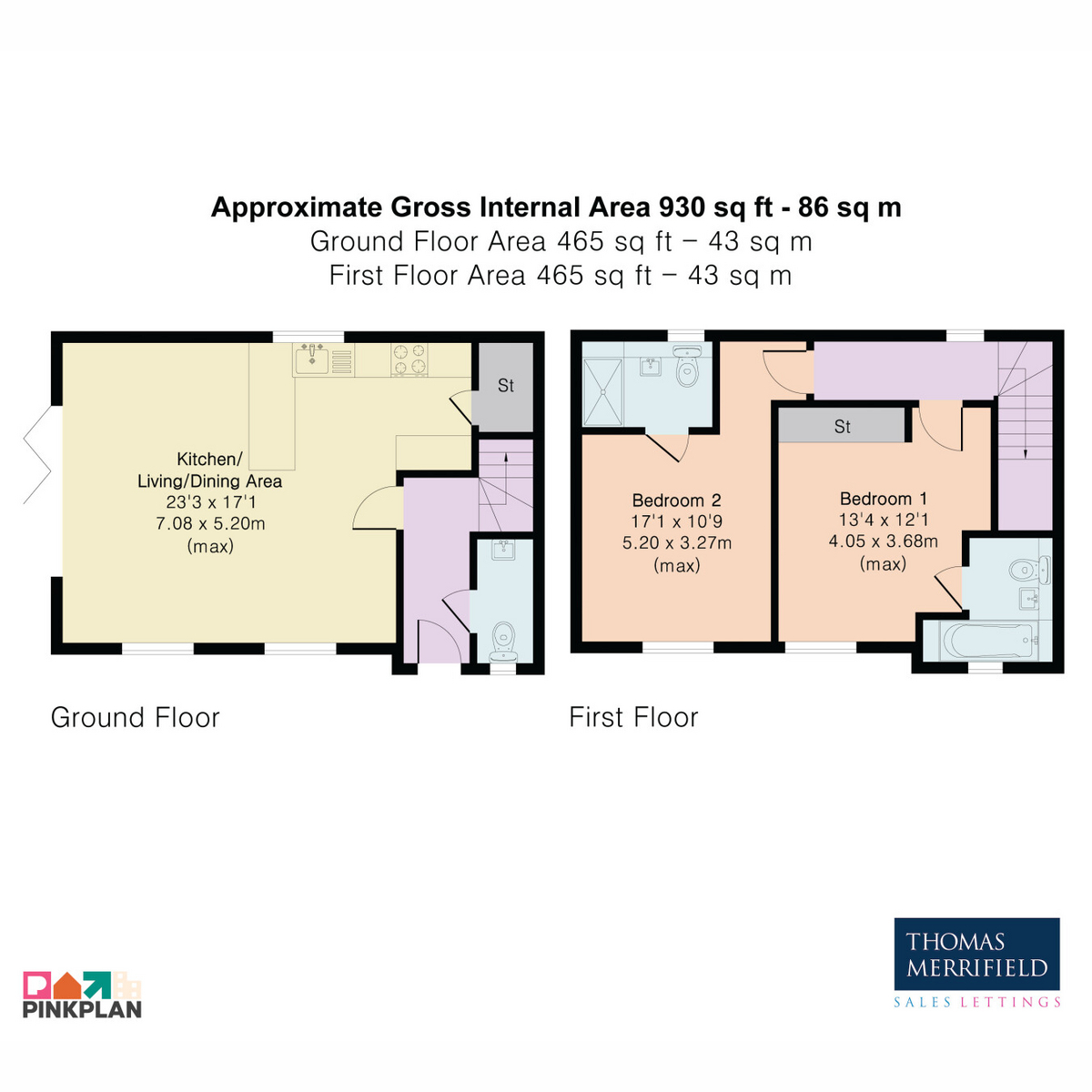 Oatland Road, Didcot floorplan