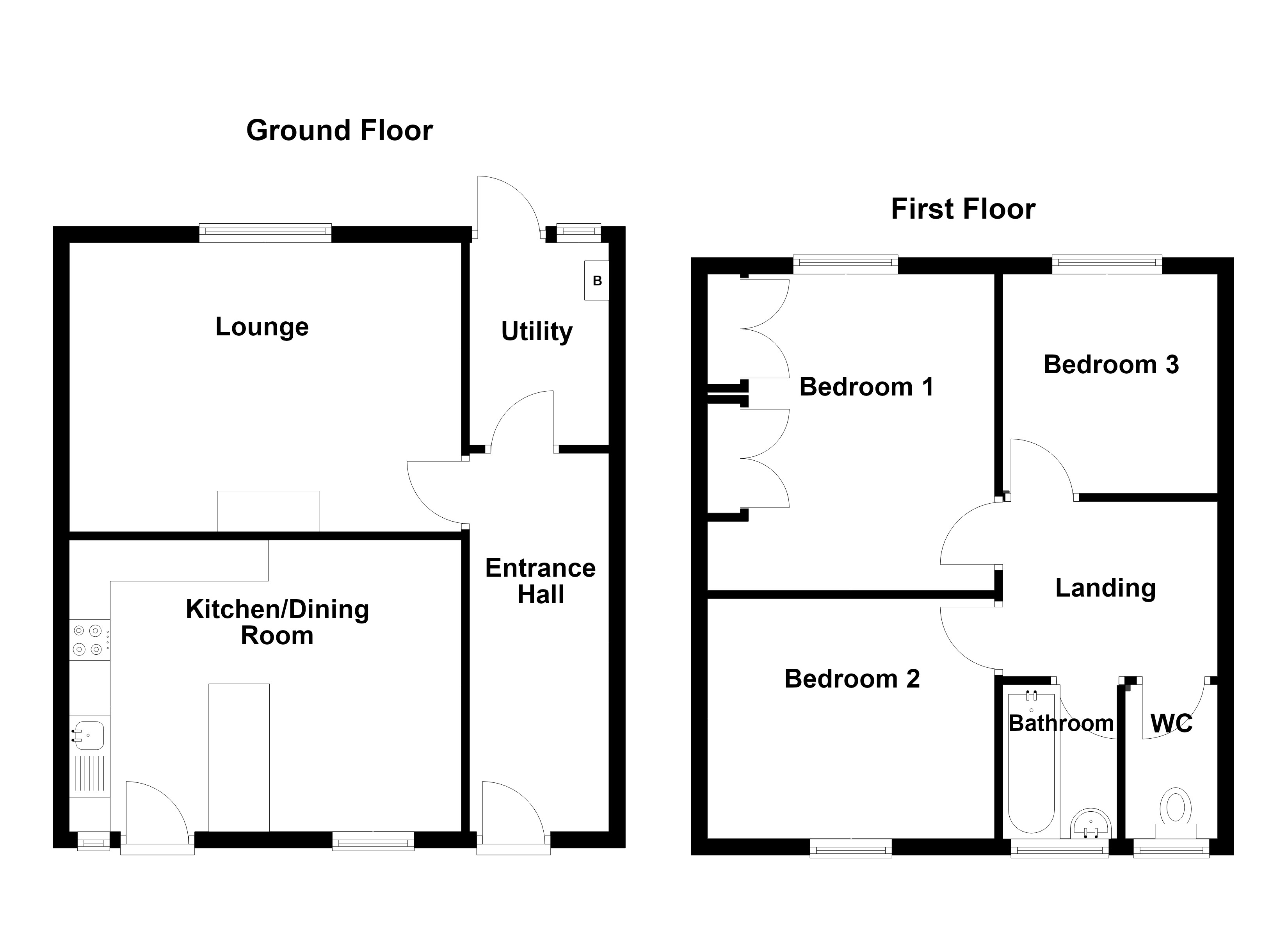 116, Pennymead, Harlow floorplan