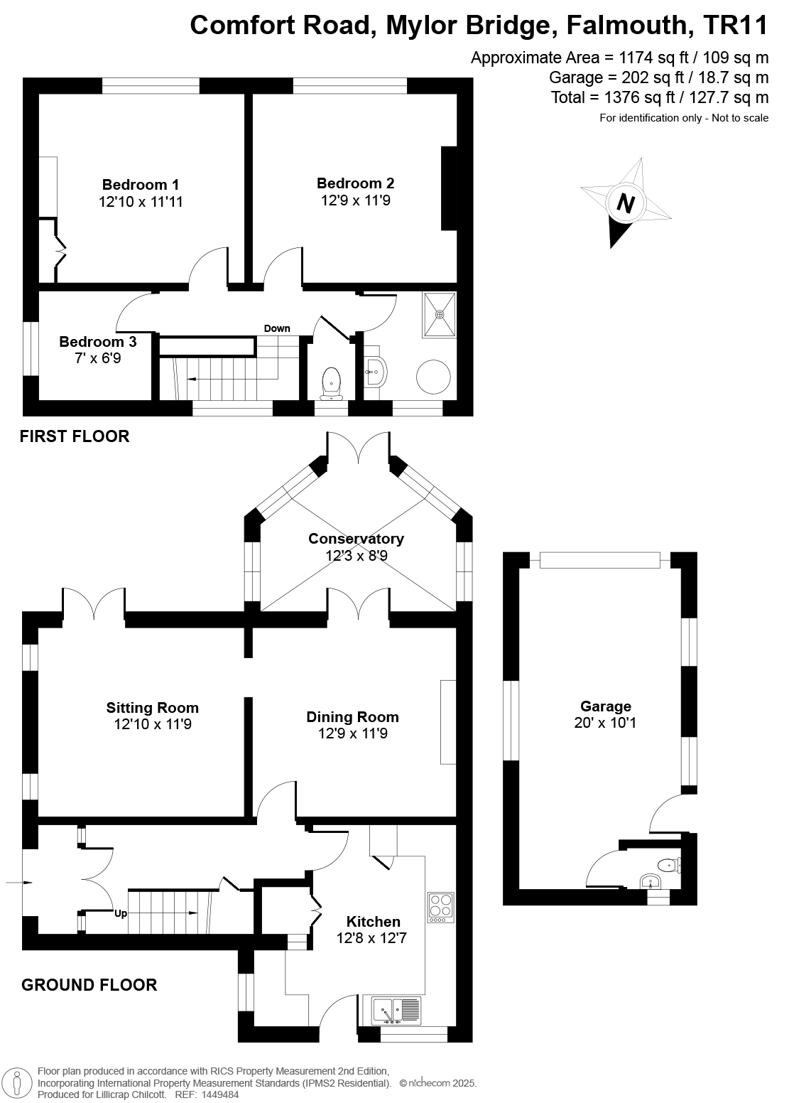 Highridge, Falmouth floorplan
