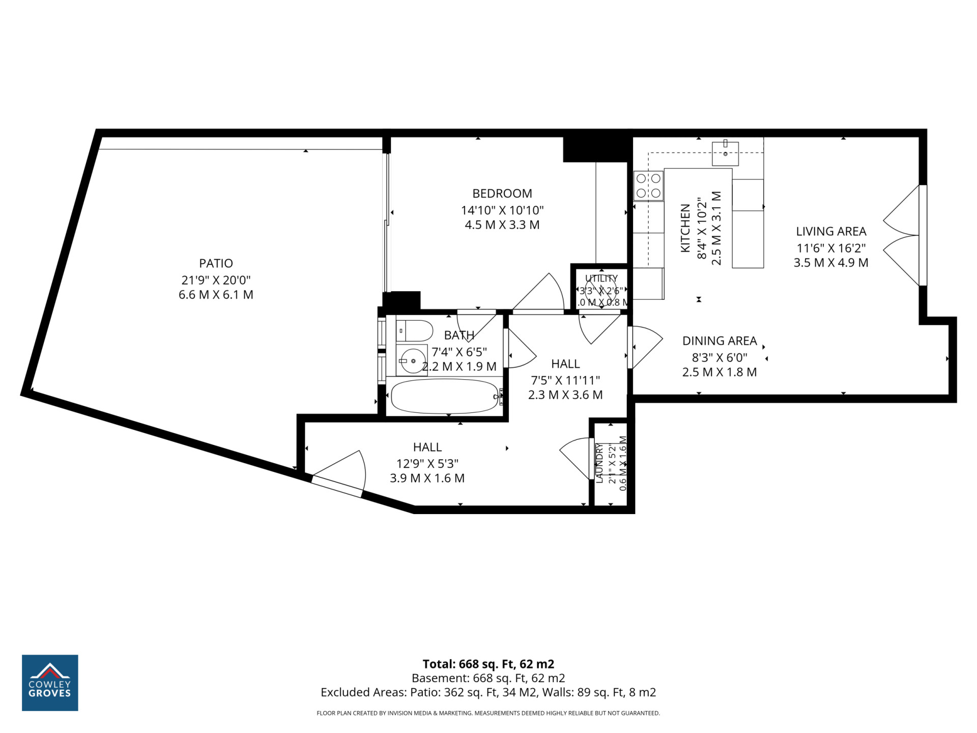 Apt. 61 Majestic Apartments,King Edward Road, Onchan floorplan