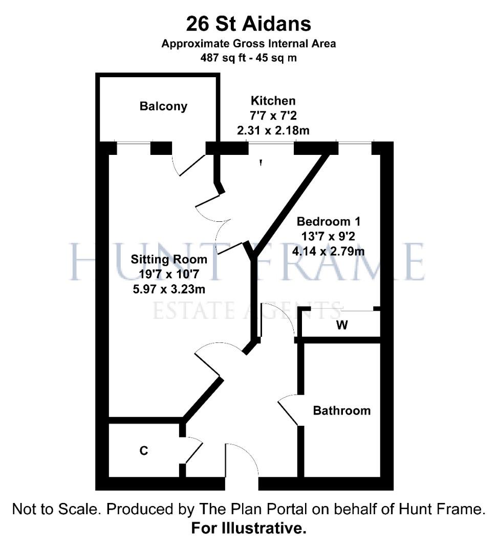 26 St Aidans Court, Whitley Road, Eastbourne floorplan
