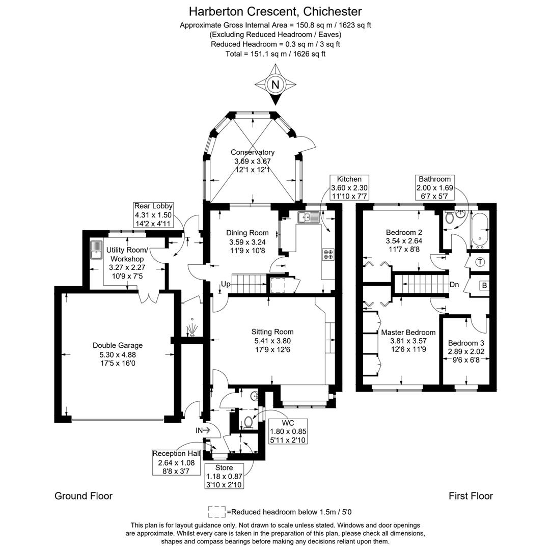 10, Harberton Crescent, Chichester floorplan