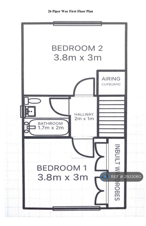 Piper Way, Ilford floorplan