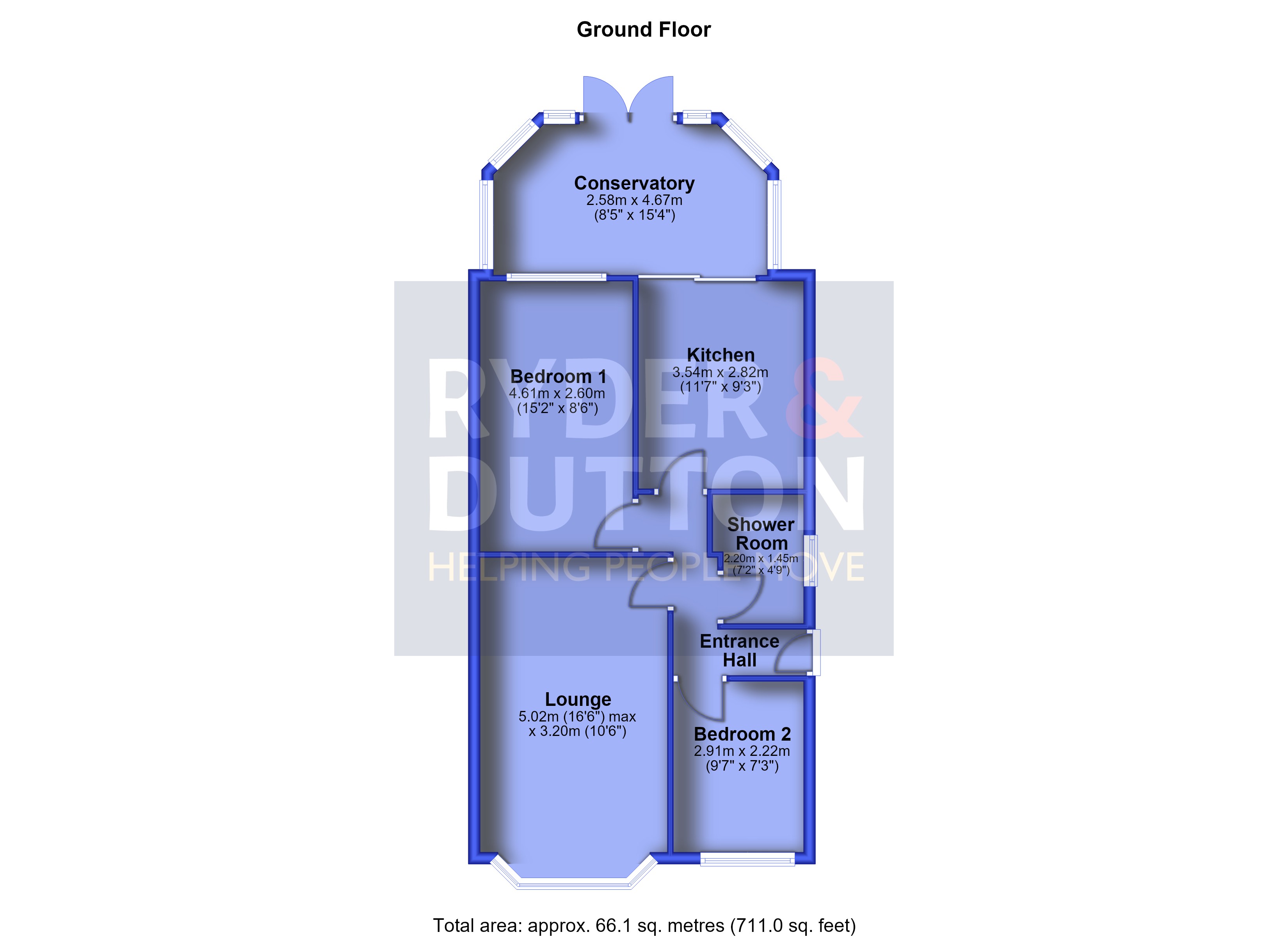 11, Tulip Close, Chadderton floorplan