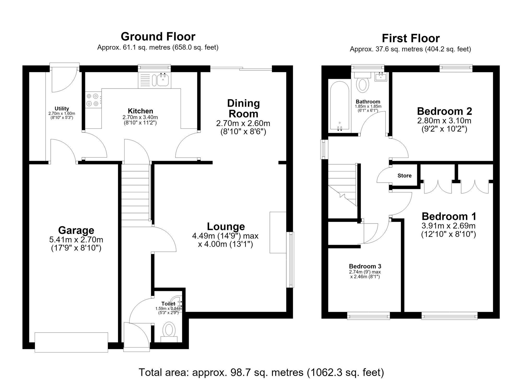 3 Armingford Crescent, Royston floorplan