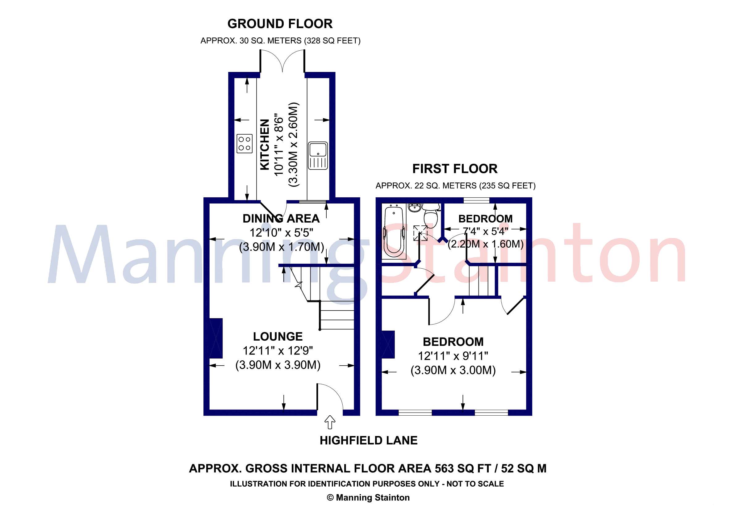 10, Highfield Lane, Leeds floorplan