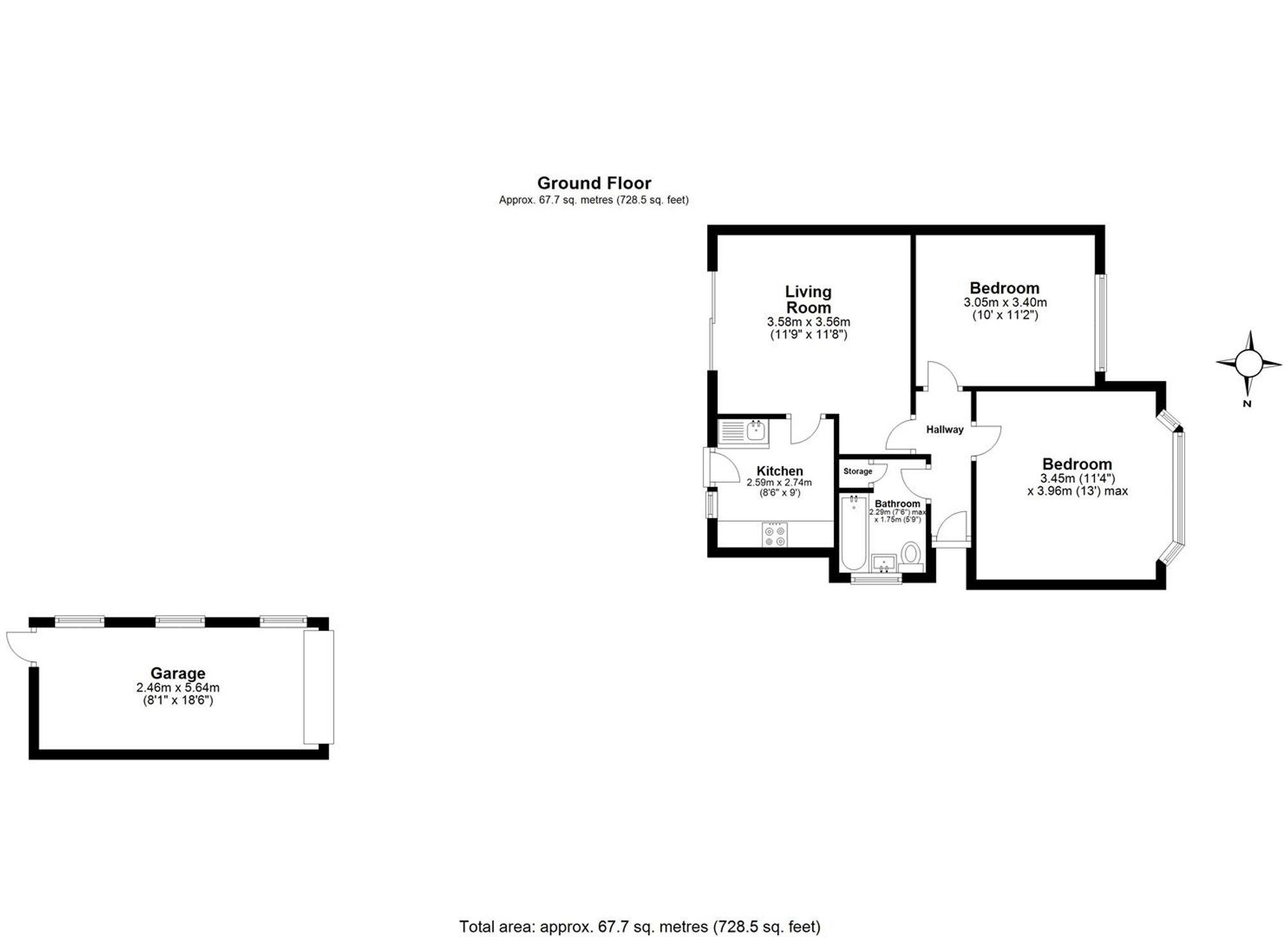 43 Derby Avenue, Upminster floorplan