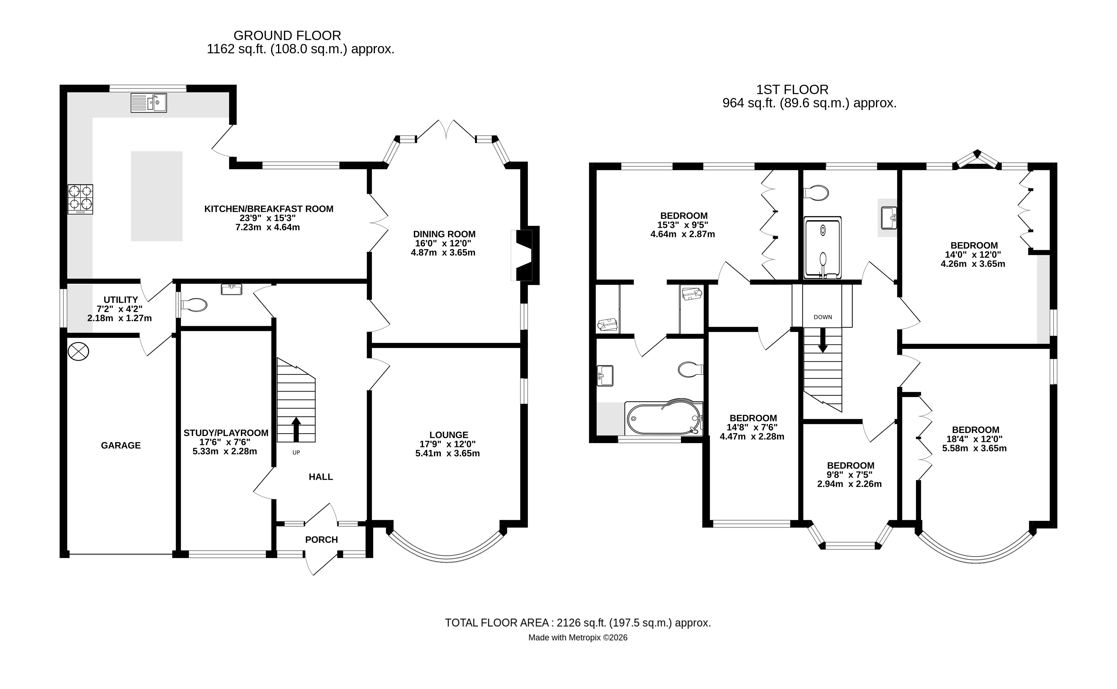 Grove Wood Hill, Coulsdon floorplan