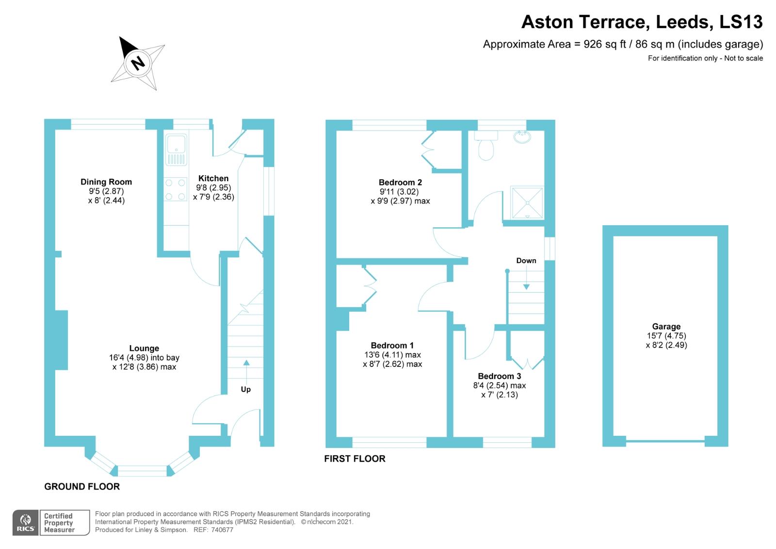 Aston Terrace, Bramley, Leeds, West Yorkshire LS13, 3 bedroom terraced