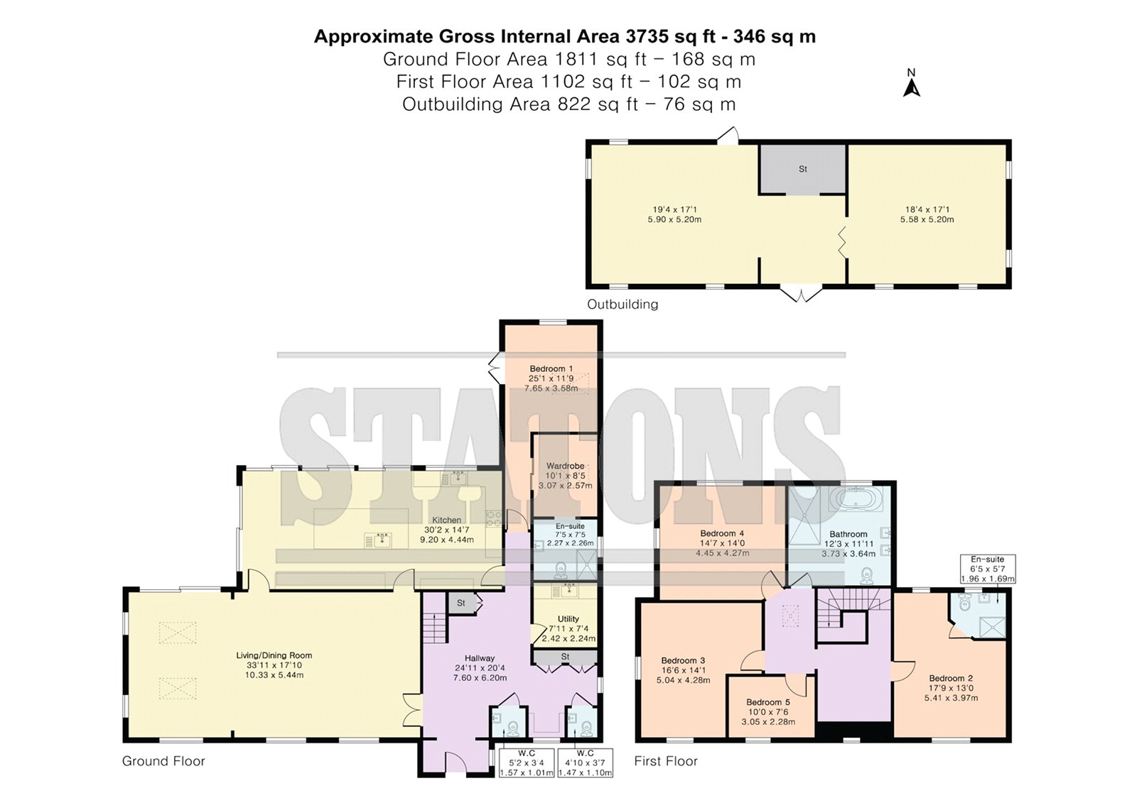 The Bellbrook, White Lodge Farm,, Bulls Lane, Brookmans Park floorplan