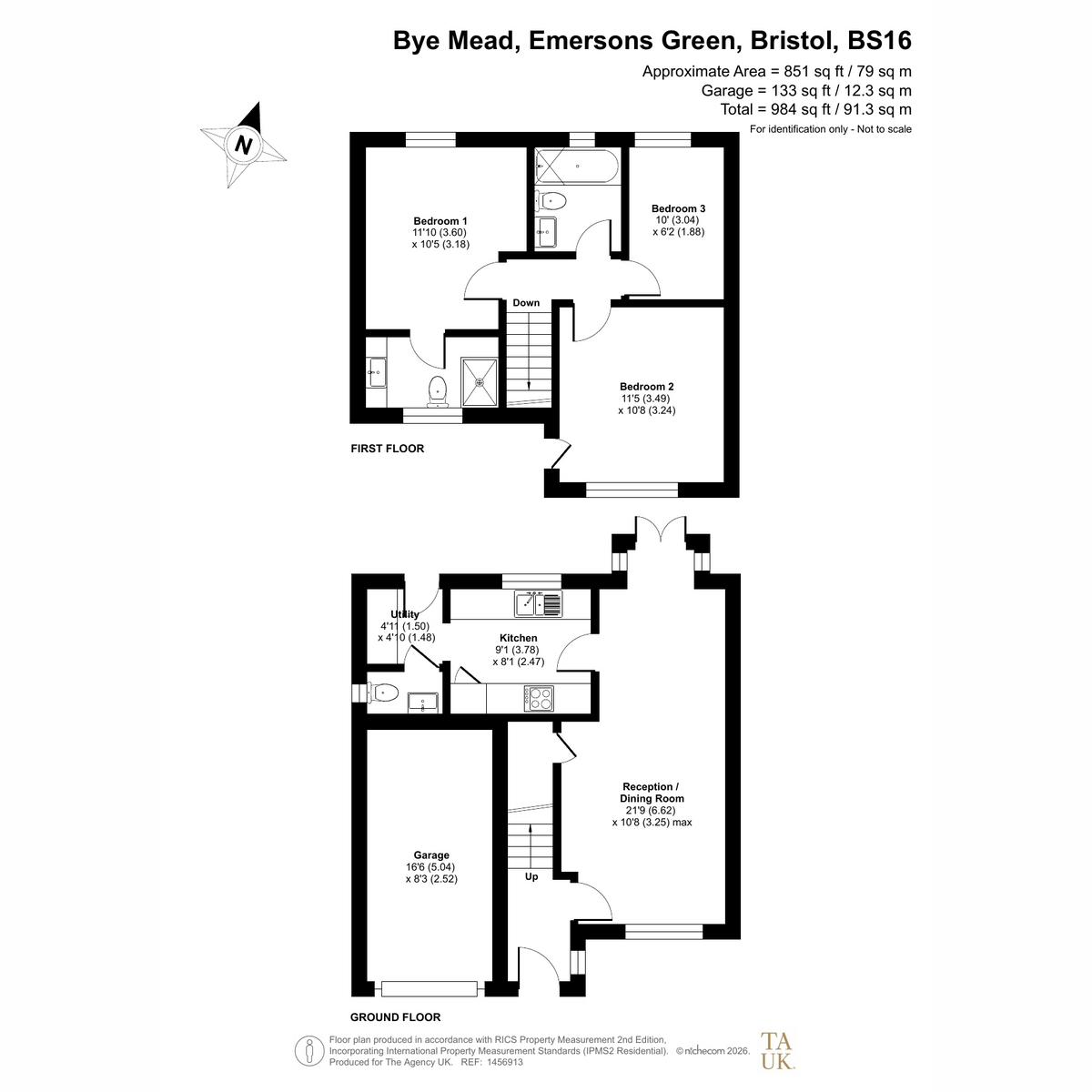 138, Bye Mead, Bristol floorplan