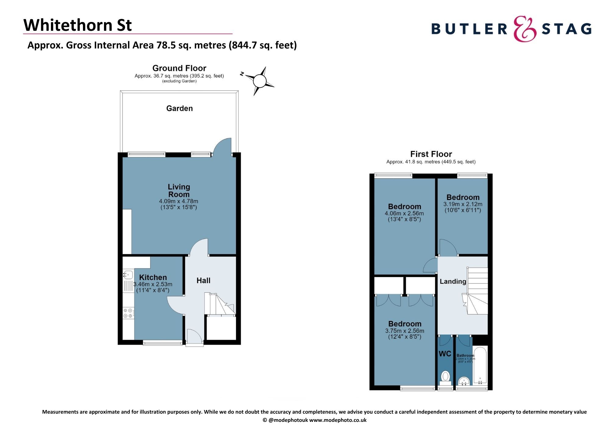 106 Whitethorn Street, London floorplan