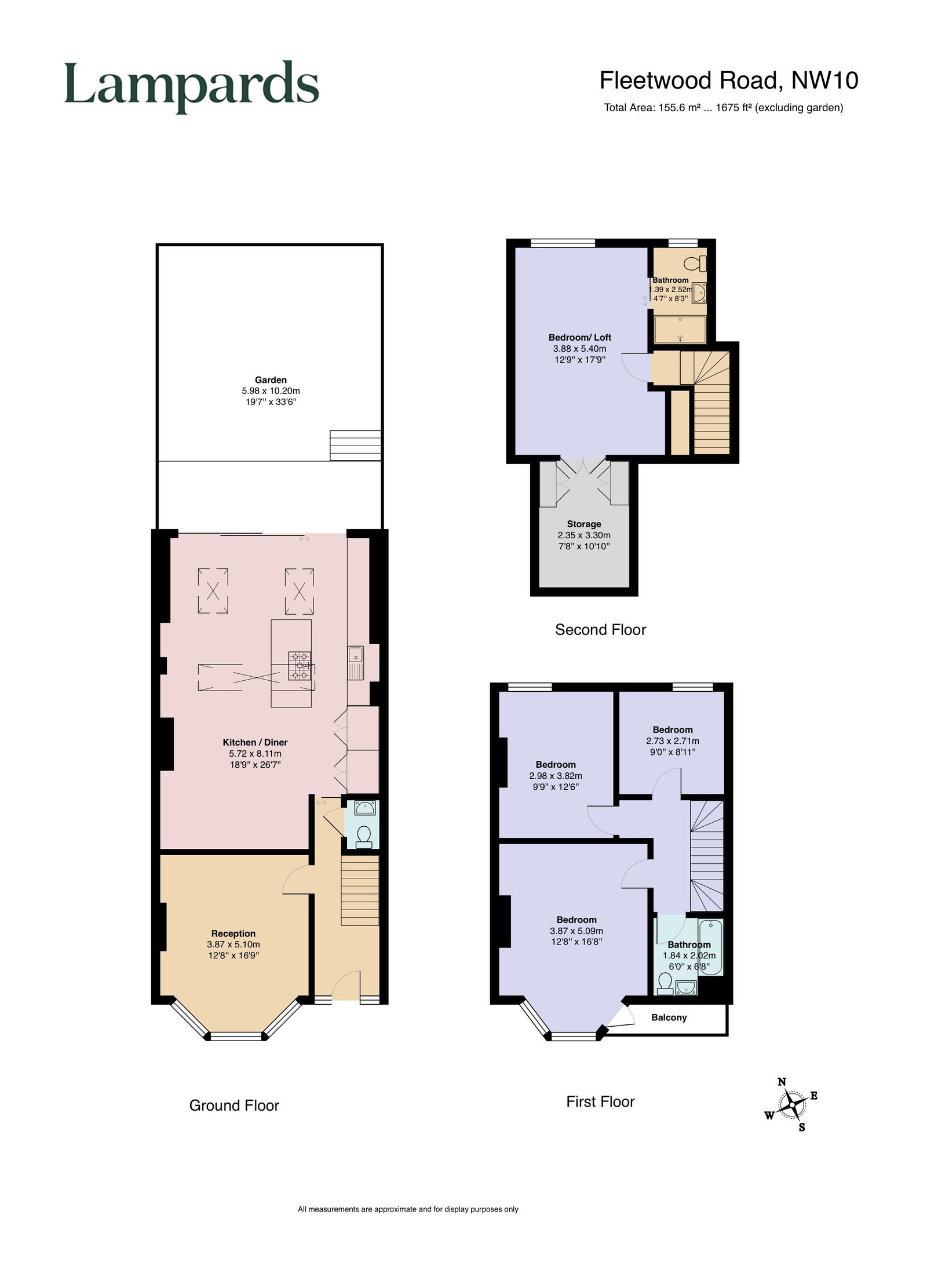 Fleetwood Road, London floorplan
