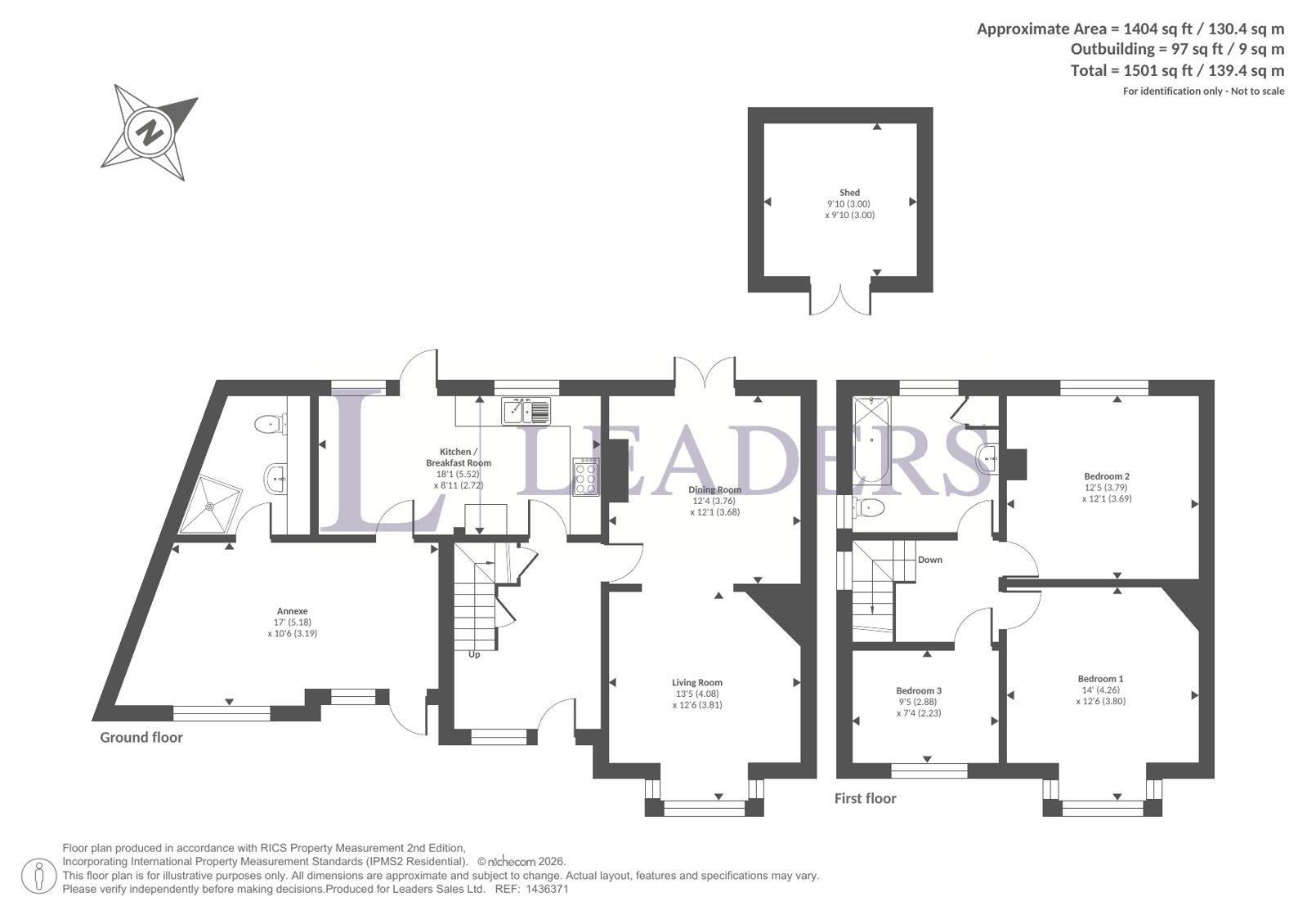 2, Anson Road, West Sussex floorplan