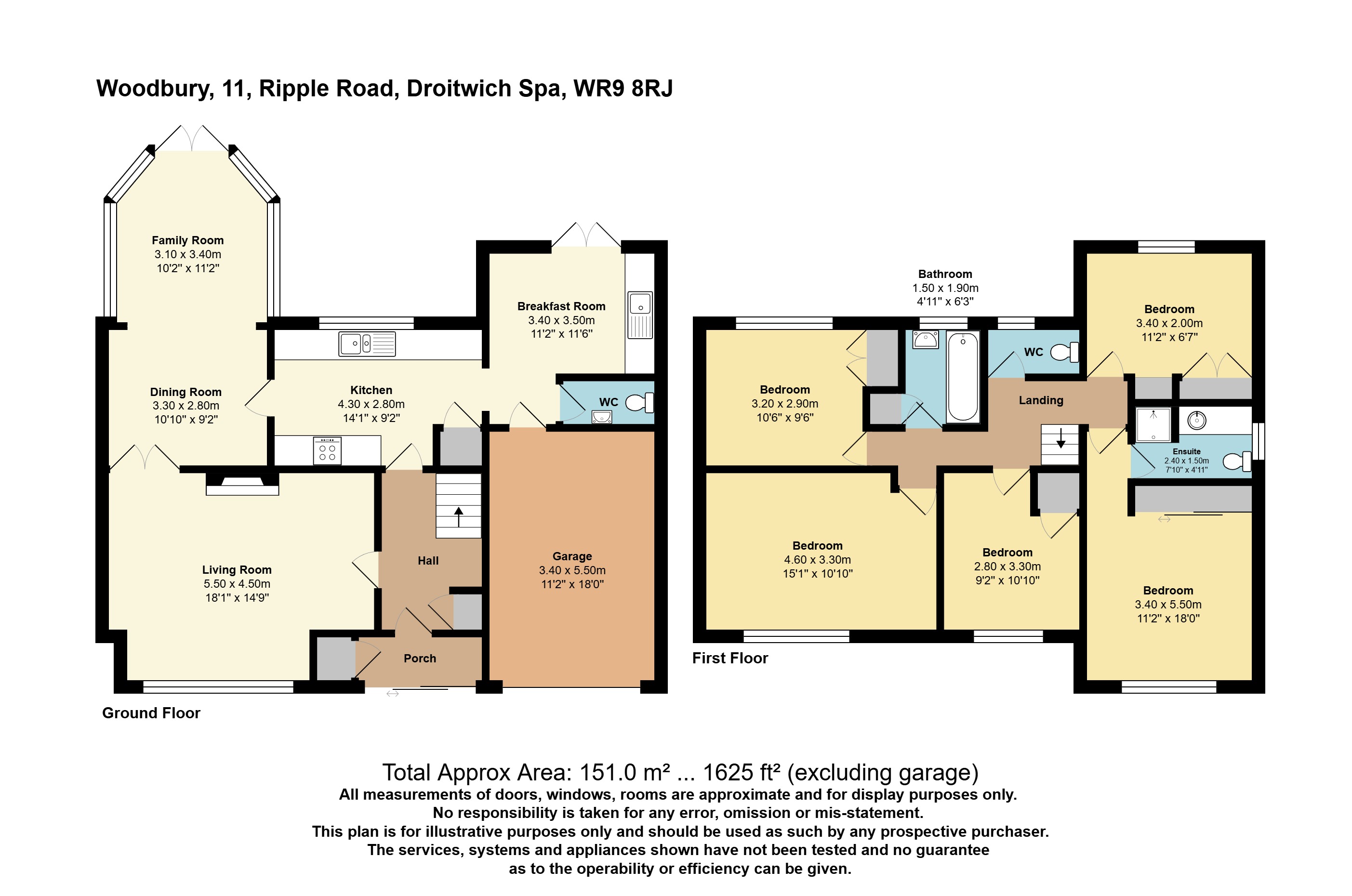 Woodbury, 11, Ripple Road, Worcestershire floorplan
