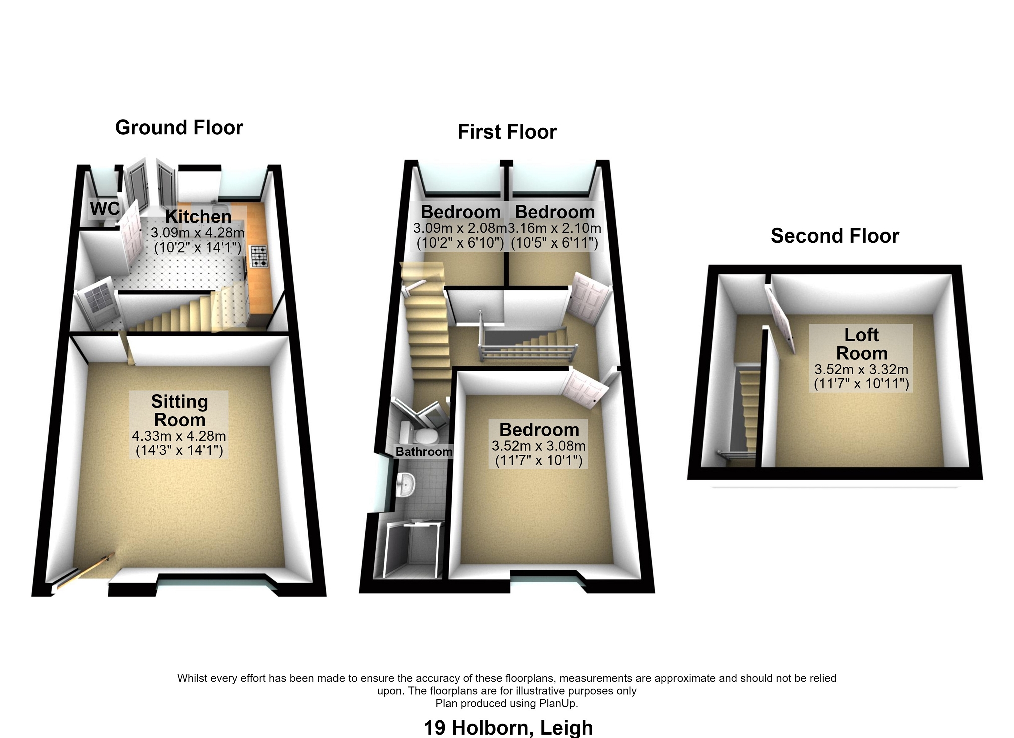 Holborn Avenue, Leigh floorplan