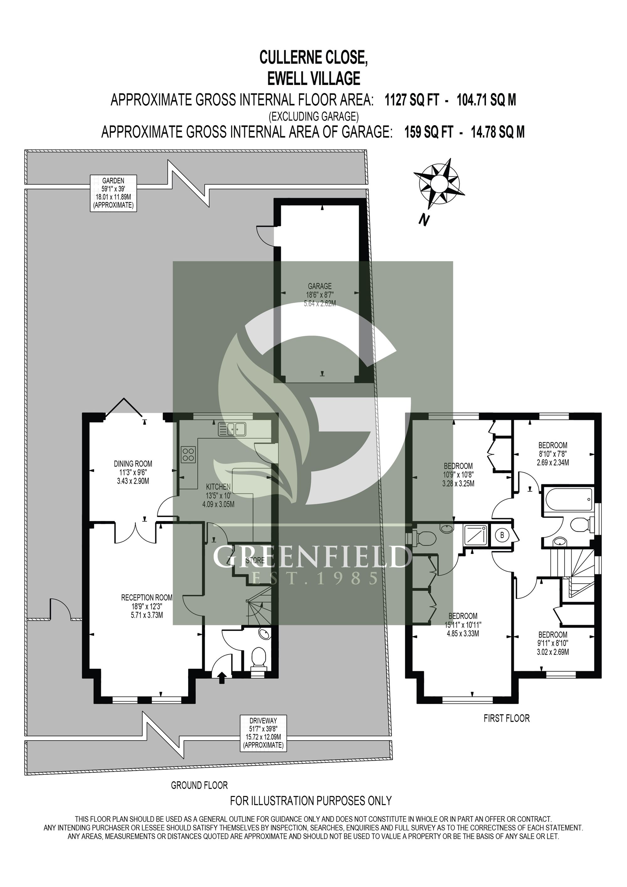 32 Cullerne Close, Epsom floorplan