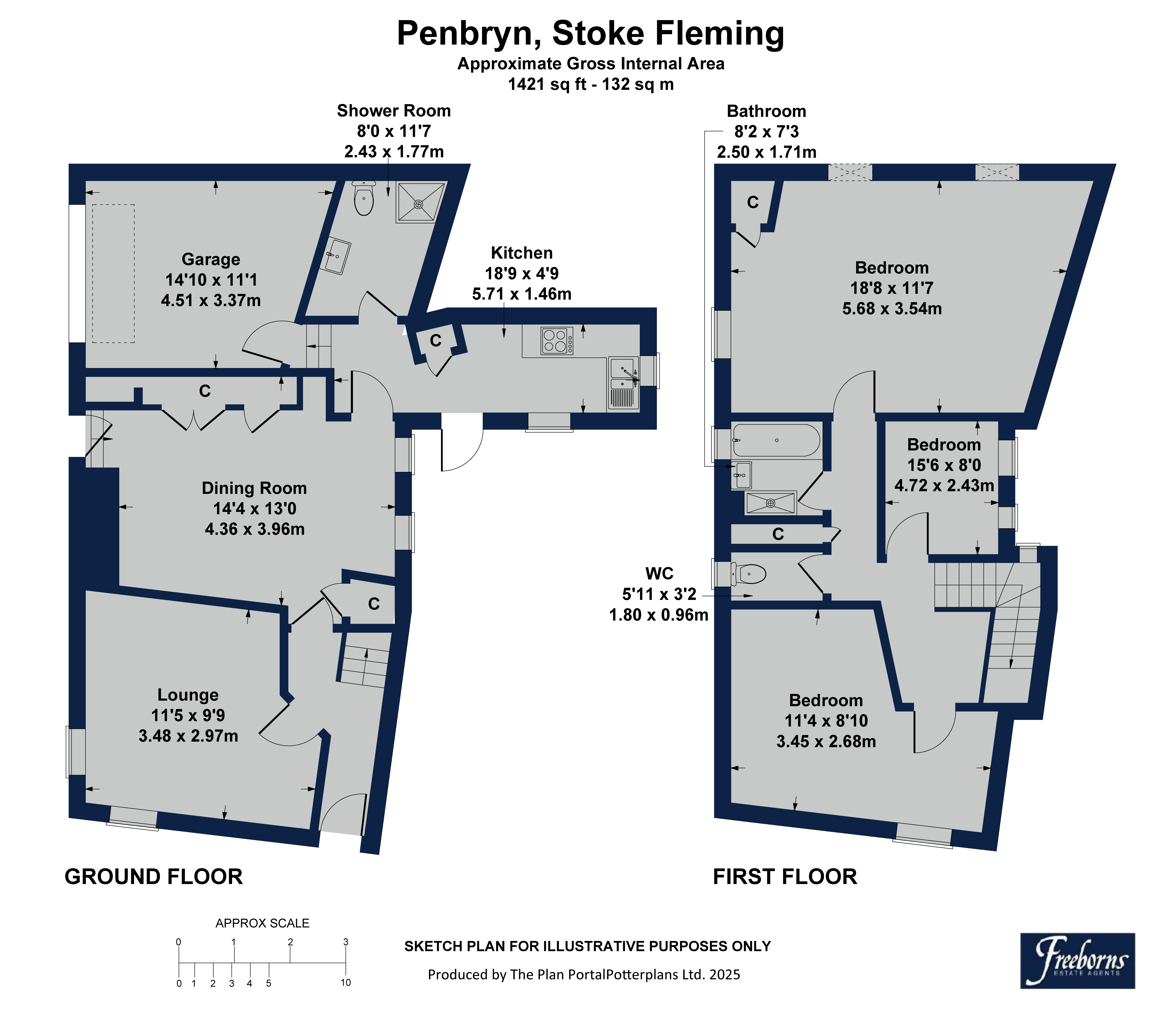 Penbryn, Dartmouth Road, Dartmouth floorplan