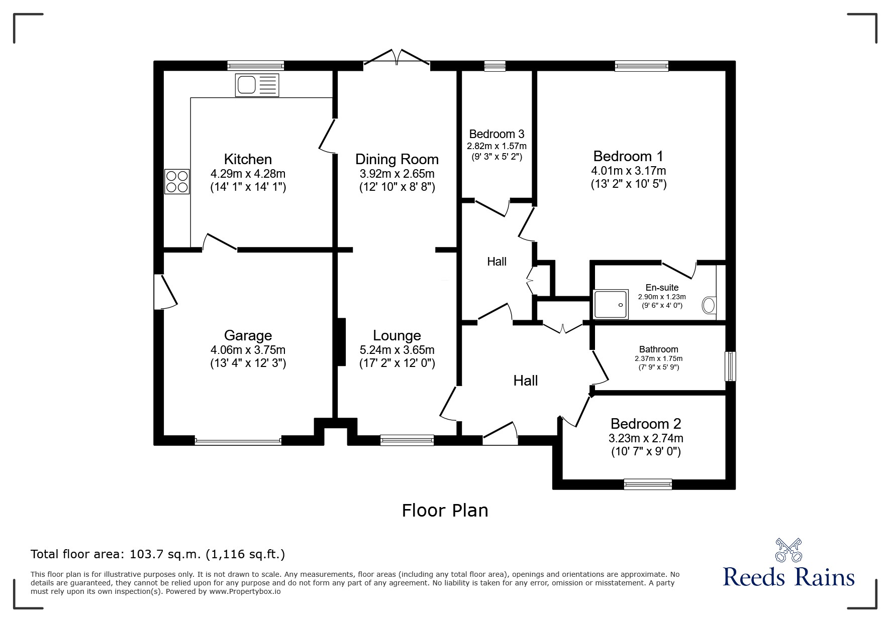 3, Lunedale Close, Chester Le Street floorplan