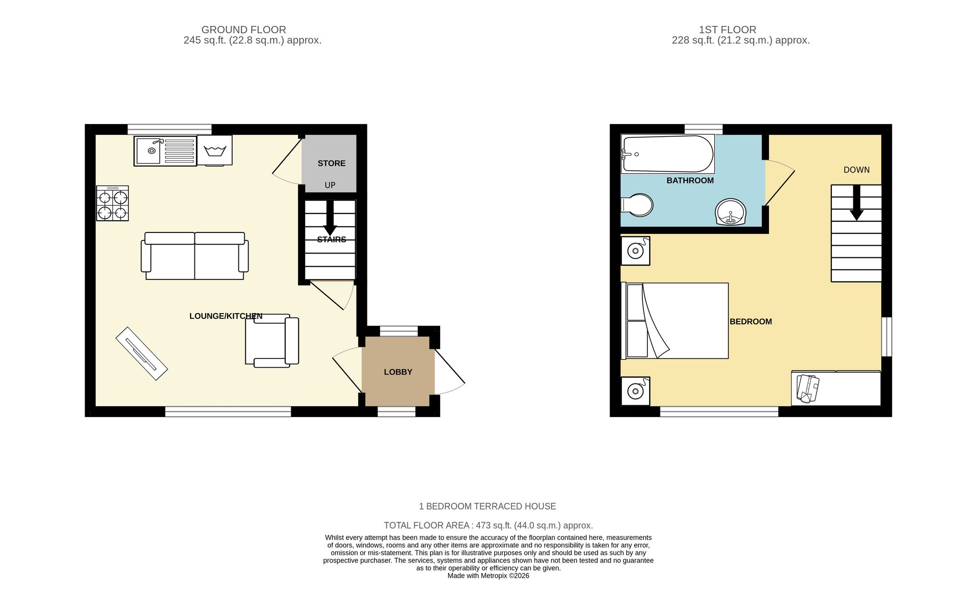 53 High Street, Heckmondwike floorplan
