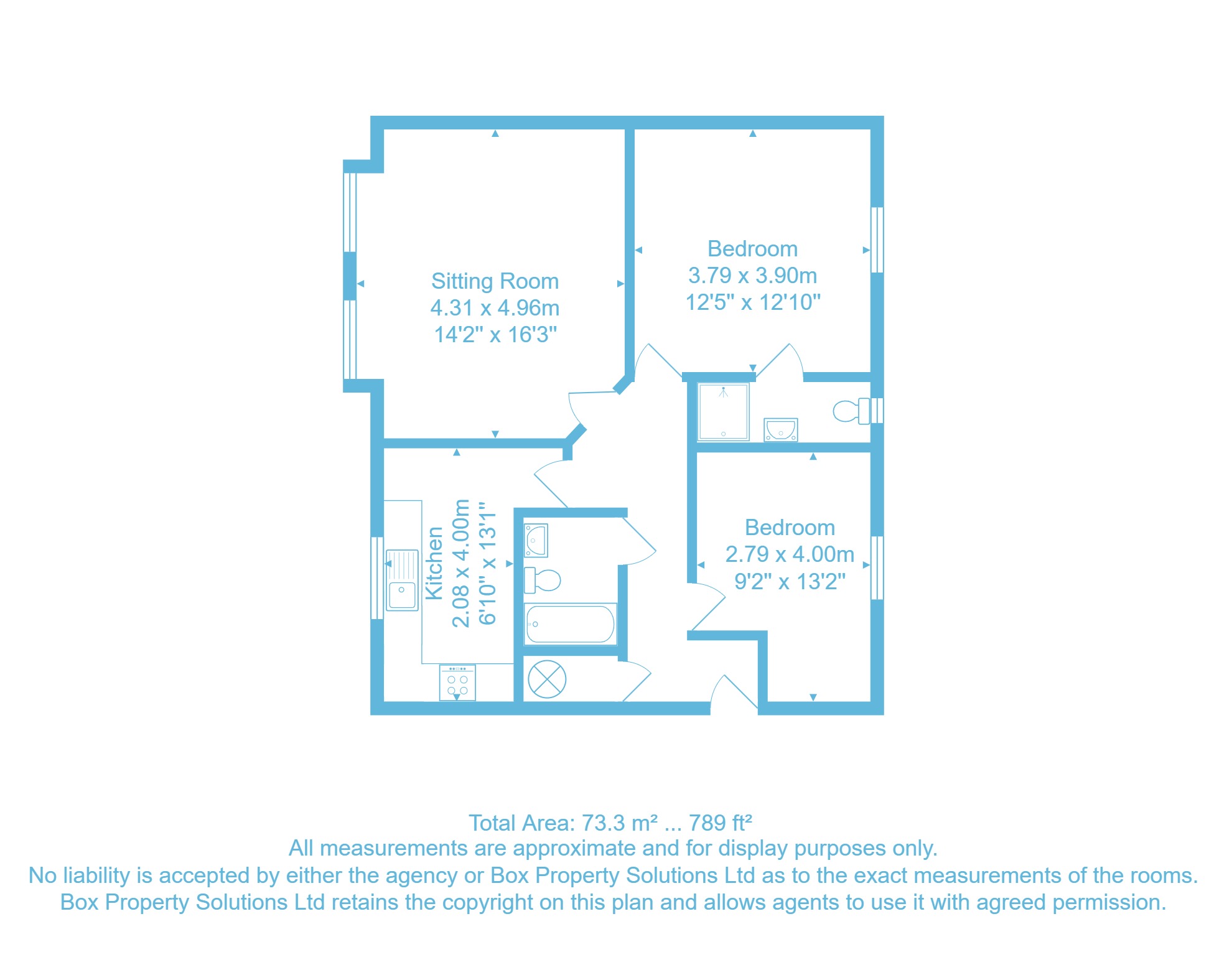 Flat 1, Stonecroft,, Otley Road, Shipley floorplan