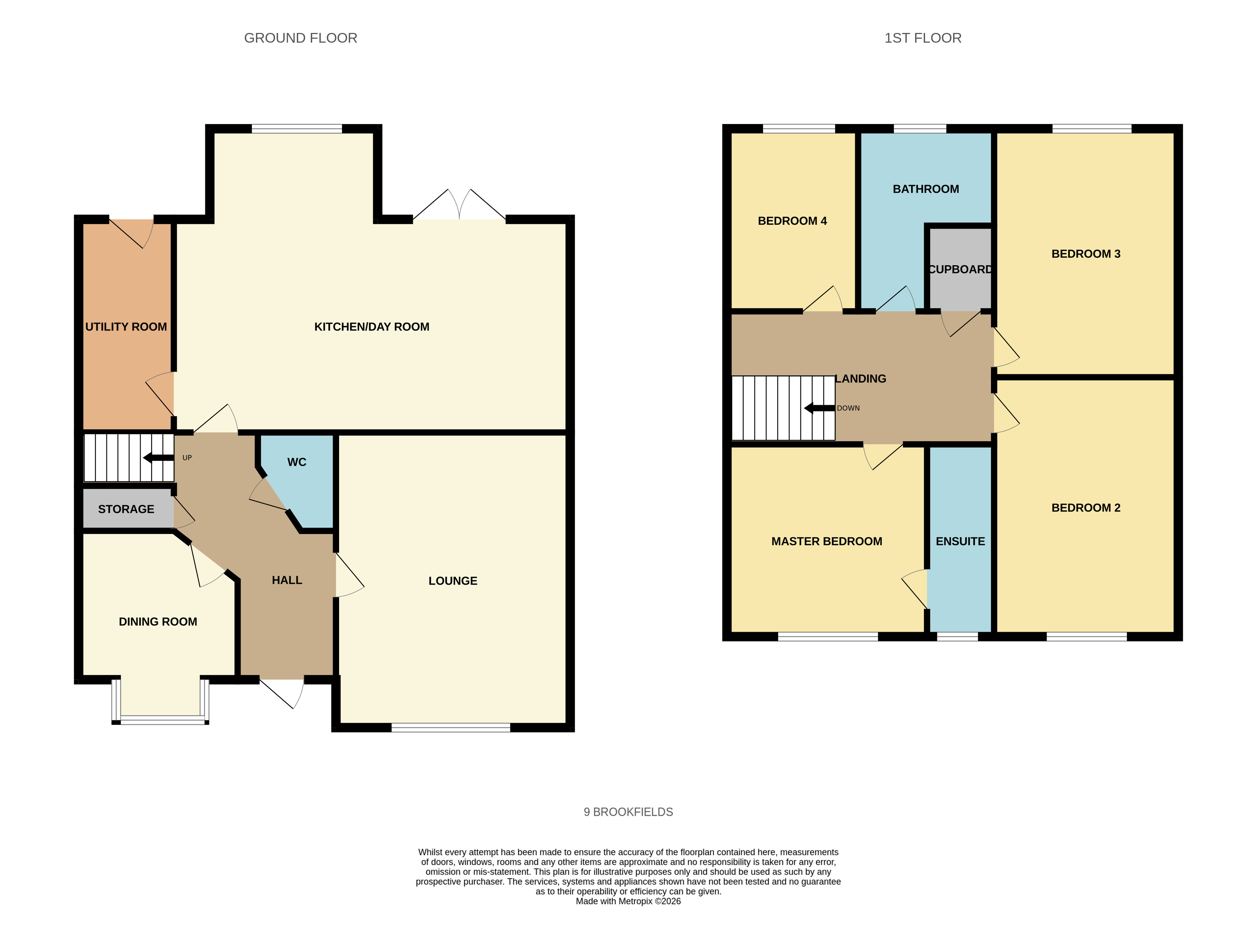 Brookfields Close, Atherstone floorplan