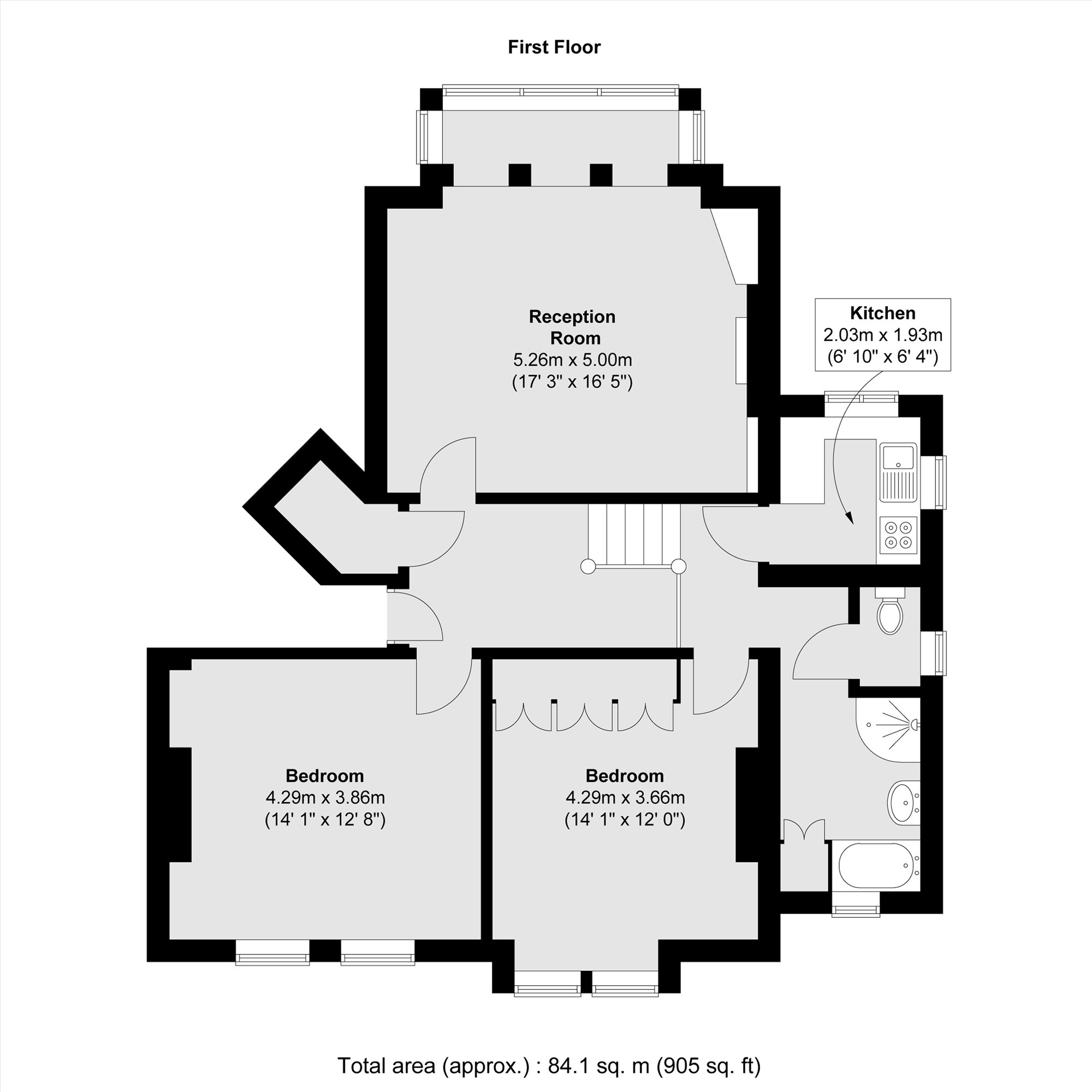 102A, Lower Ham Road, Kingston Upon Thames floorplan