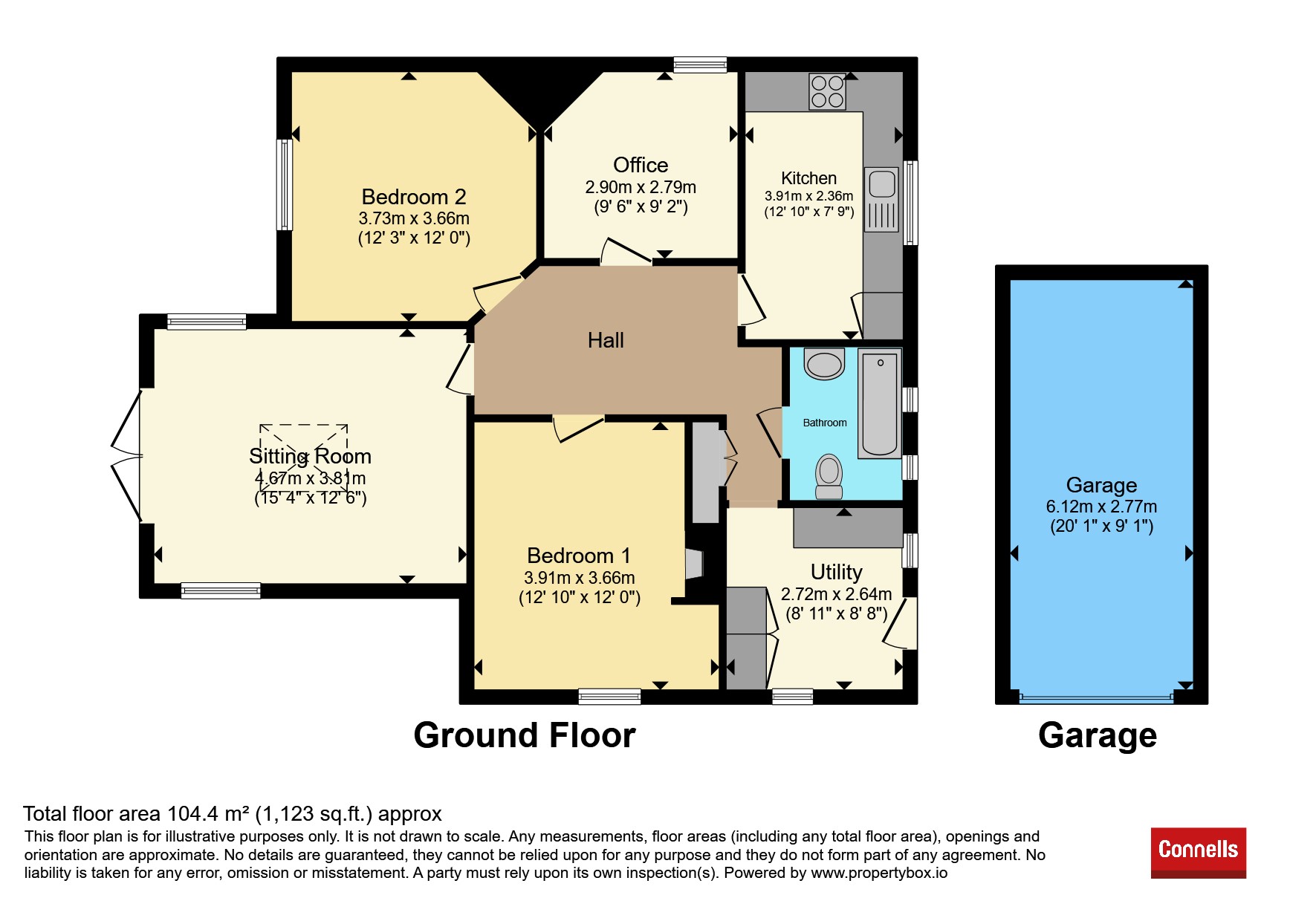 13, Symonds Court, Dorchester floorplan