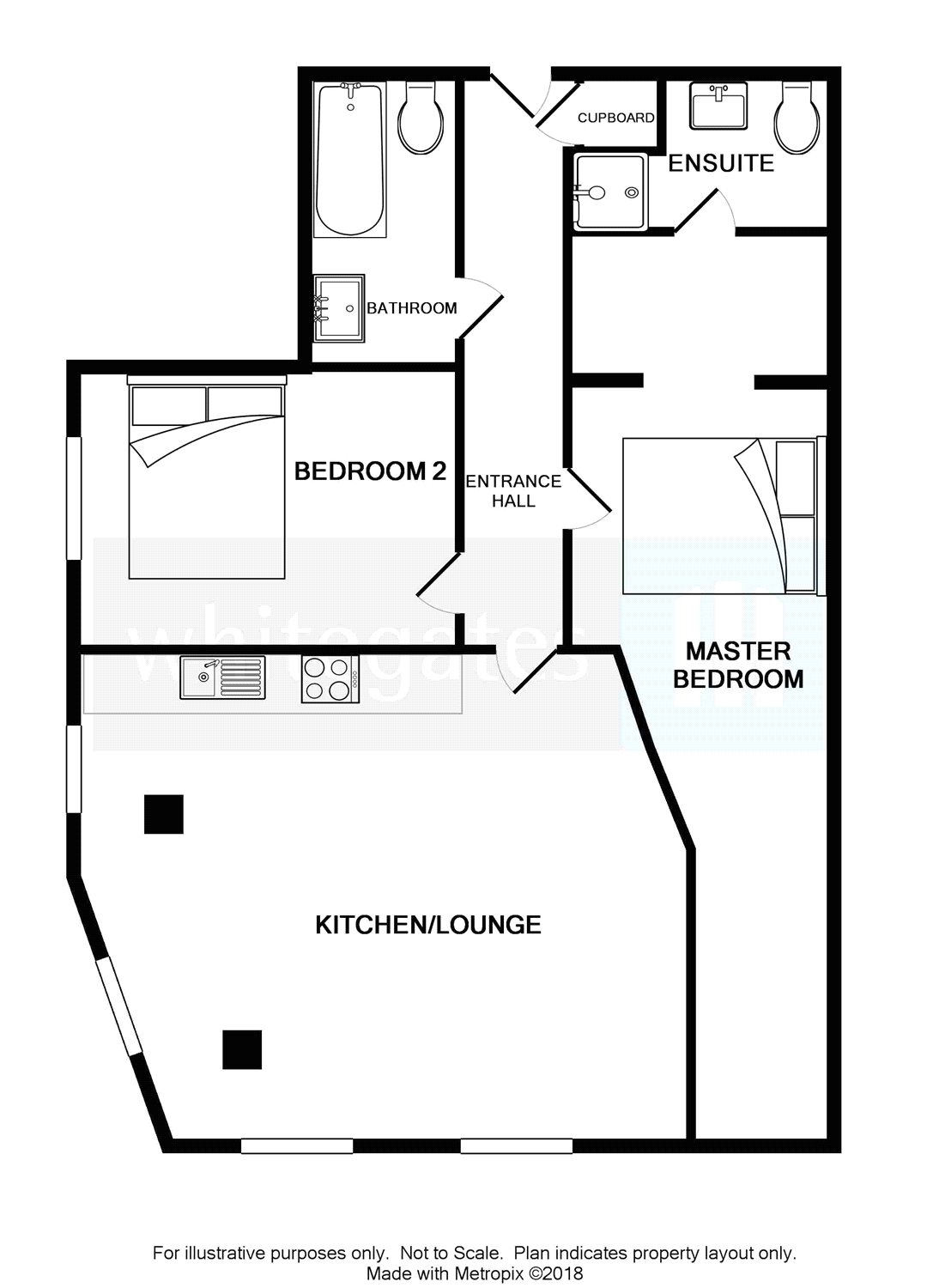 2 Bedrooms Flat to rent in Burleys Way, Leicester LE1