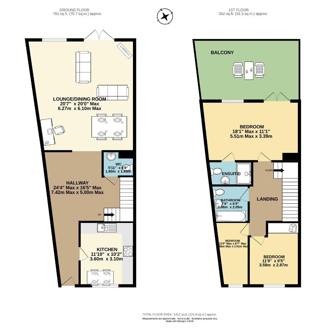 23, Boat Lane, Northenden floorplan