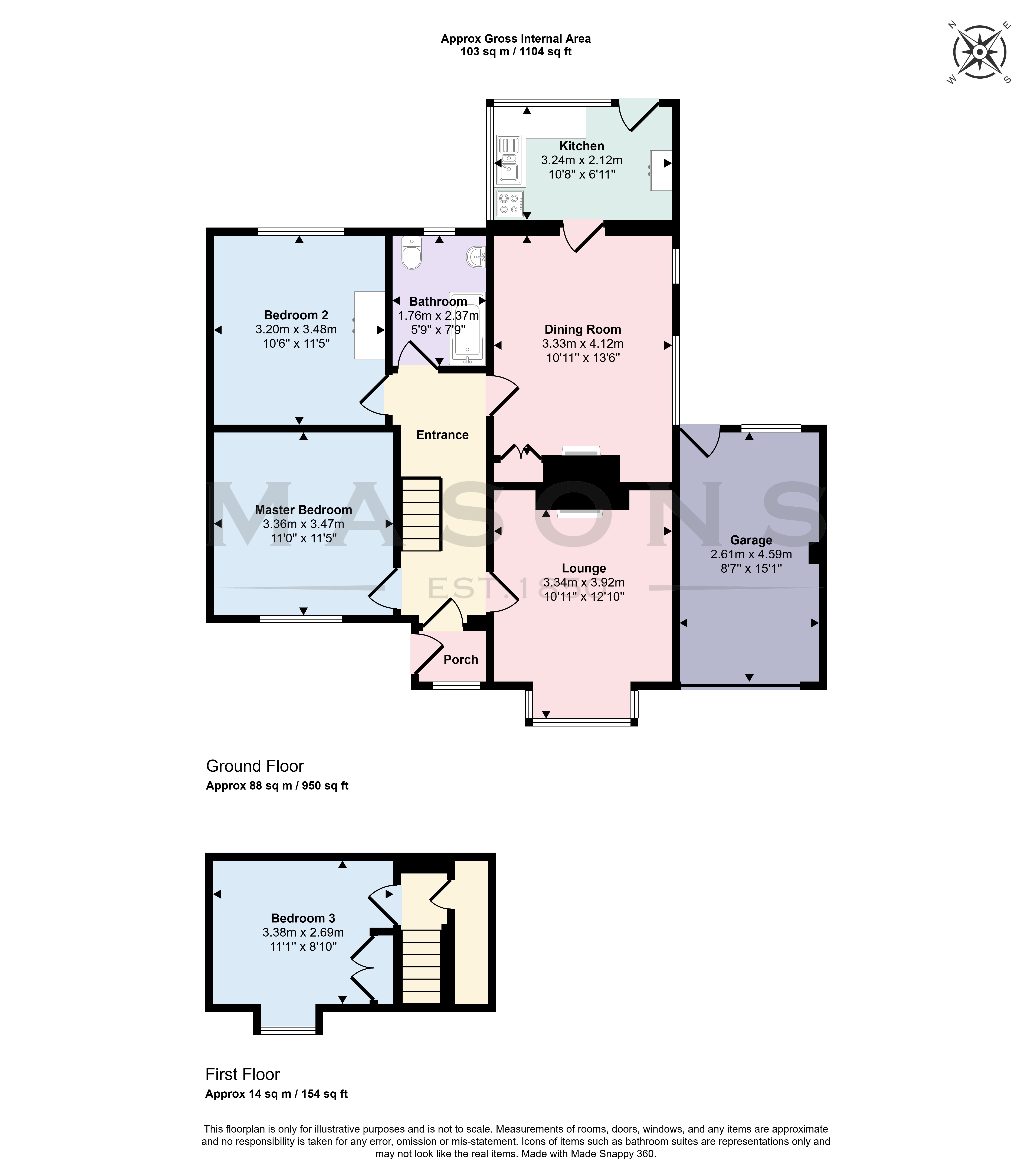 10, Mayfield Crescent, Louth floorplan