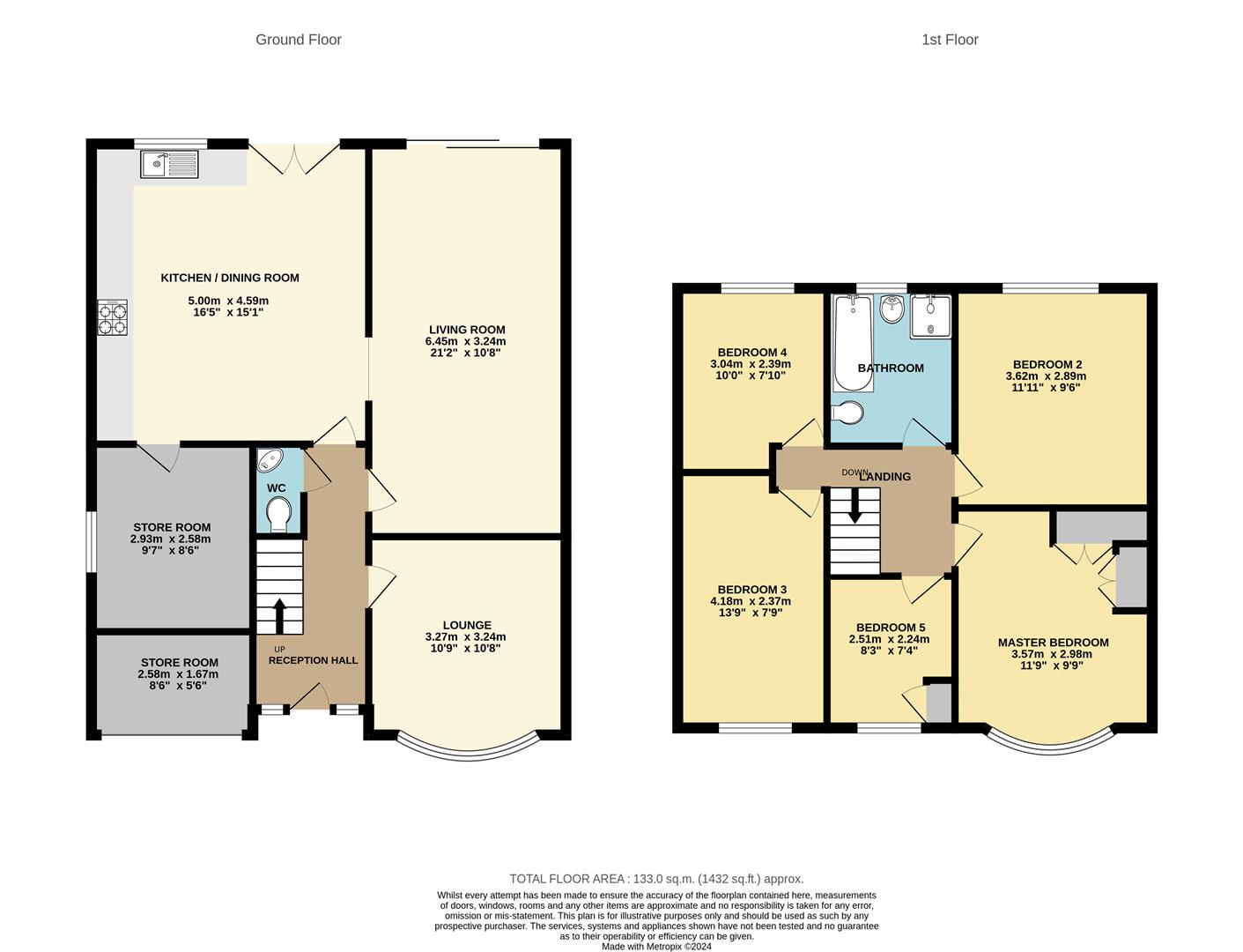 13, Canterbury Road, Hale floorplan
