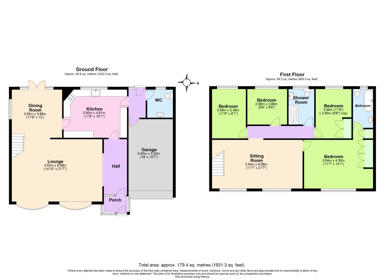 20, Hough Hill, Coalville floorplan