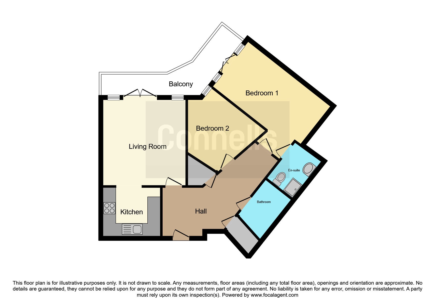 Apartment 42, 56, Bath Row, Birmingham floorplan