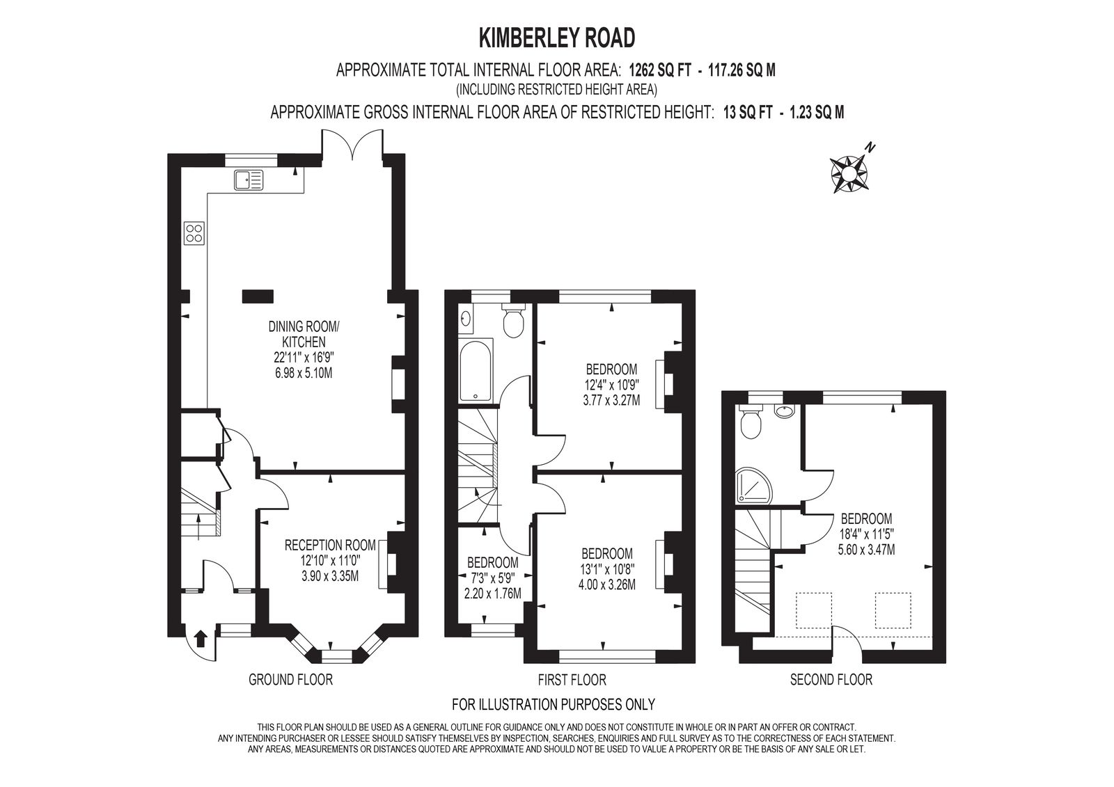 Kimberley Road, CROYDON floorplan