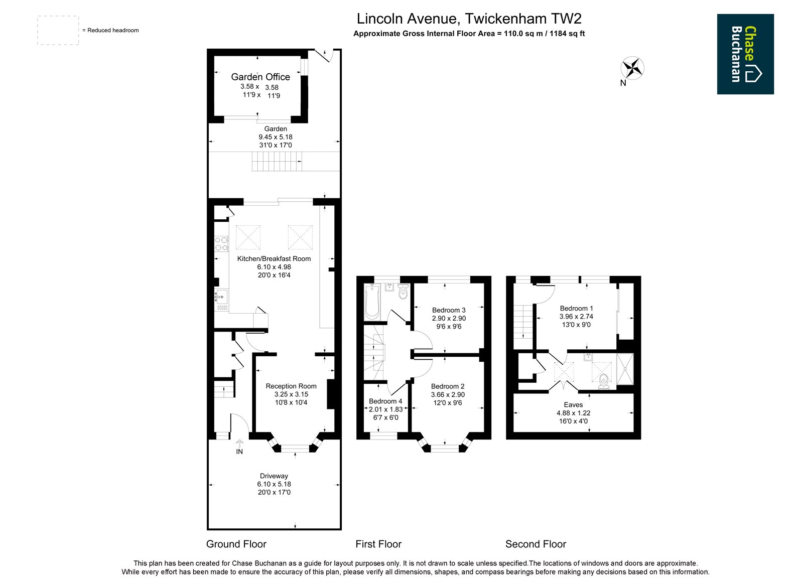 241, Lincoln Avenue, Twickenham floorplan