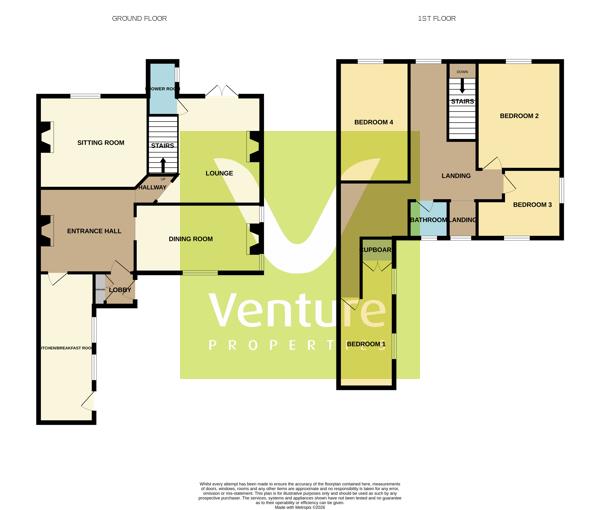1, Rough Lea Colliery, Hunwick floorplan