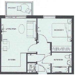 1 Bedrooms Flat to rent in Burgoyne House, Ealing Road, Brentford TW8