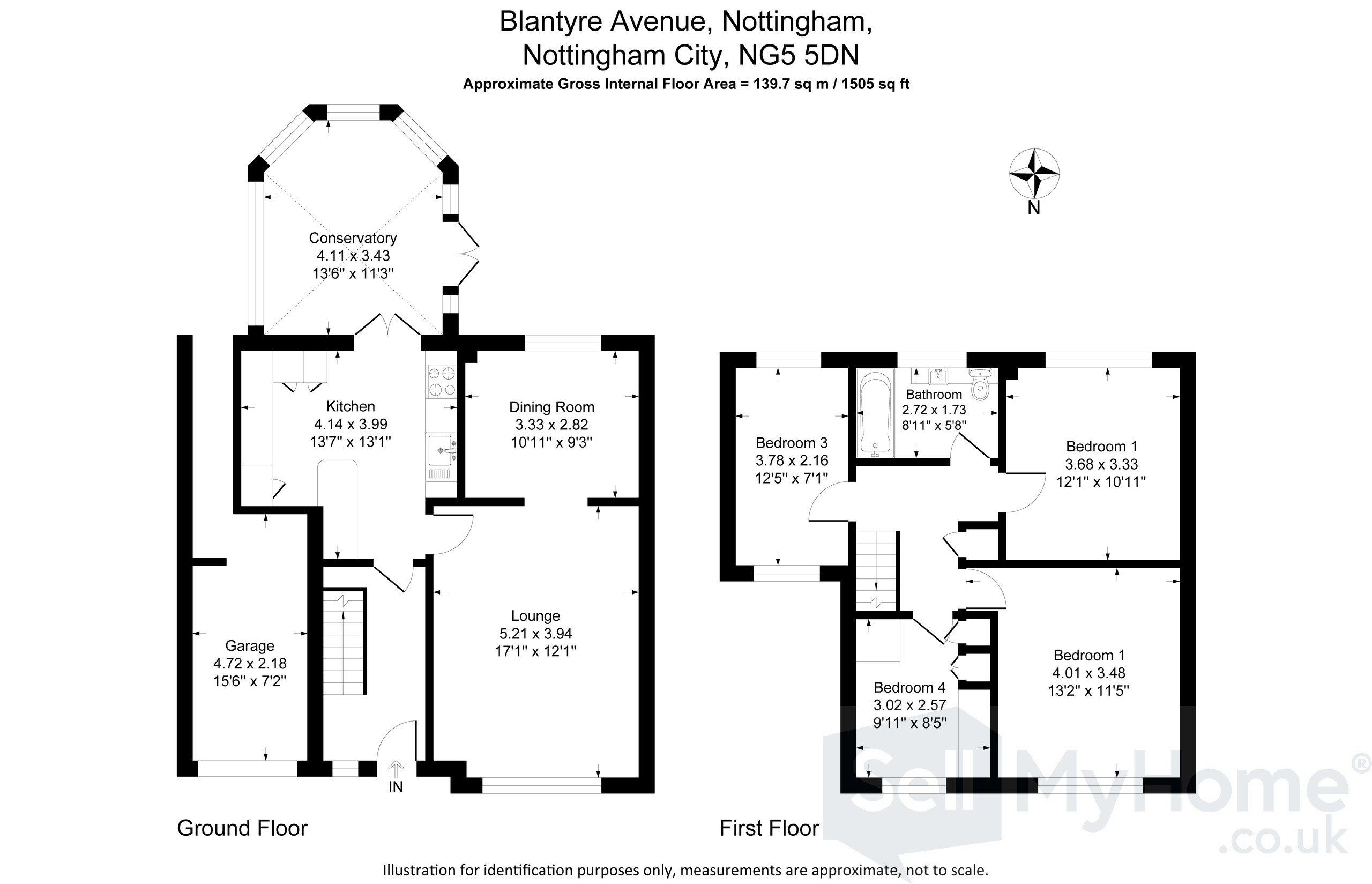 35 Blantyre Avenue, Nottingham floorplan