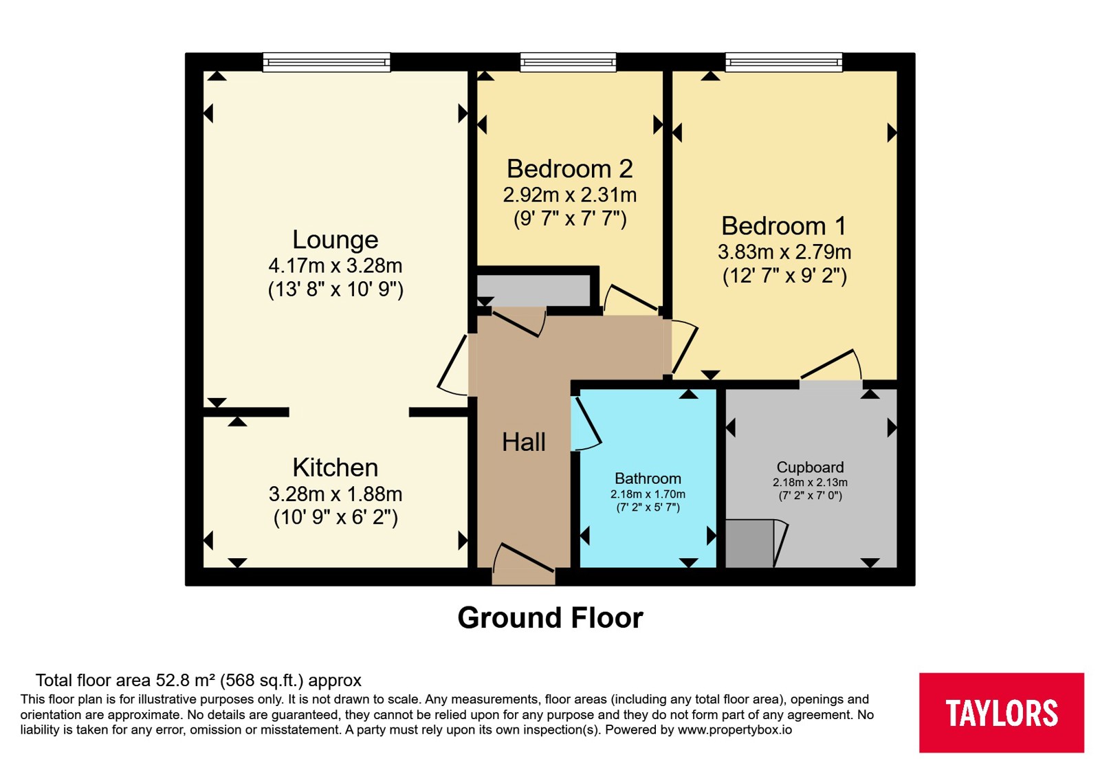 Bordeaux Close, Northamptonshire floorplan