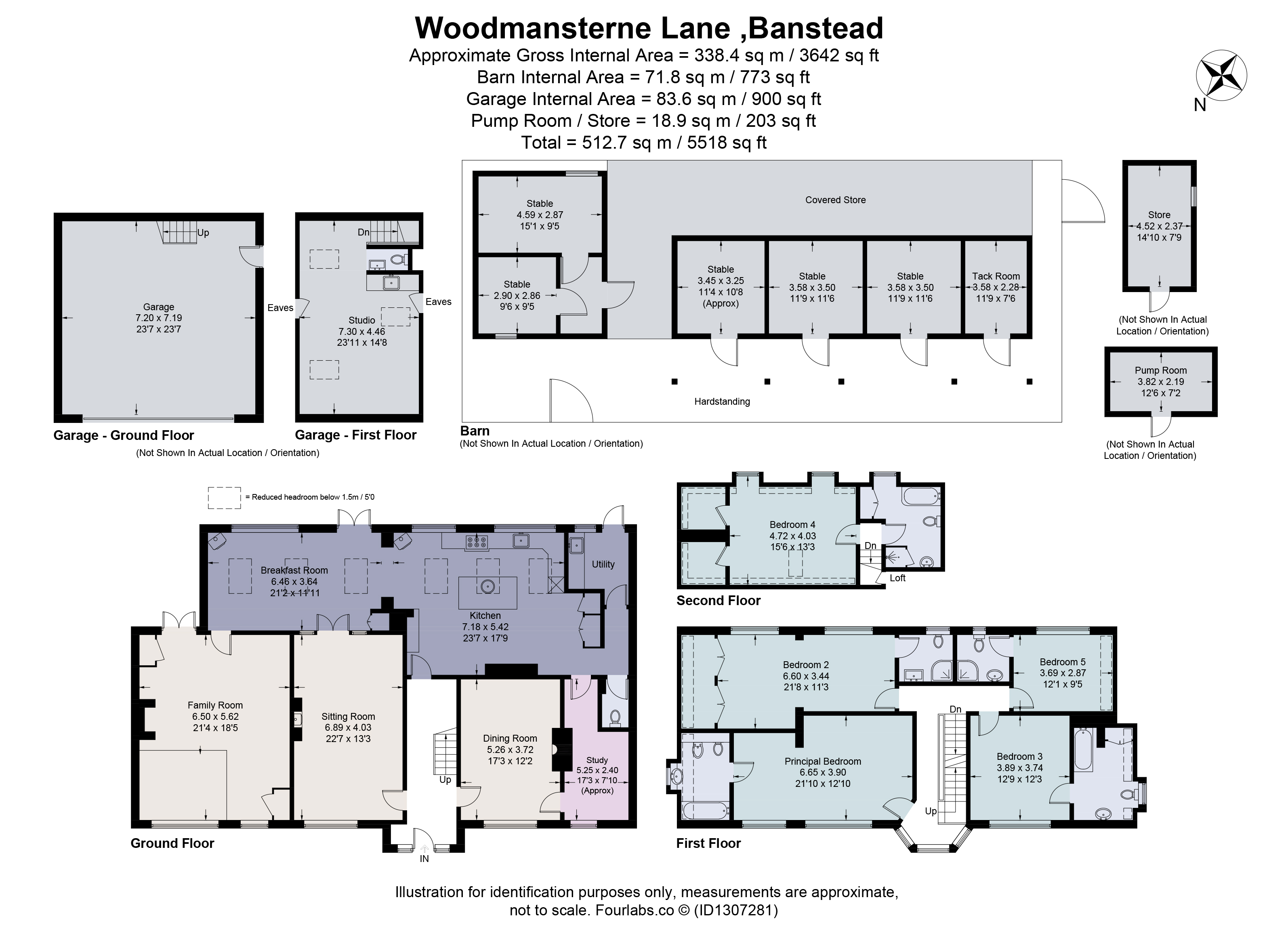 20, Woodmansterne Lane, Surrey floorplan